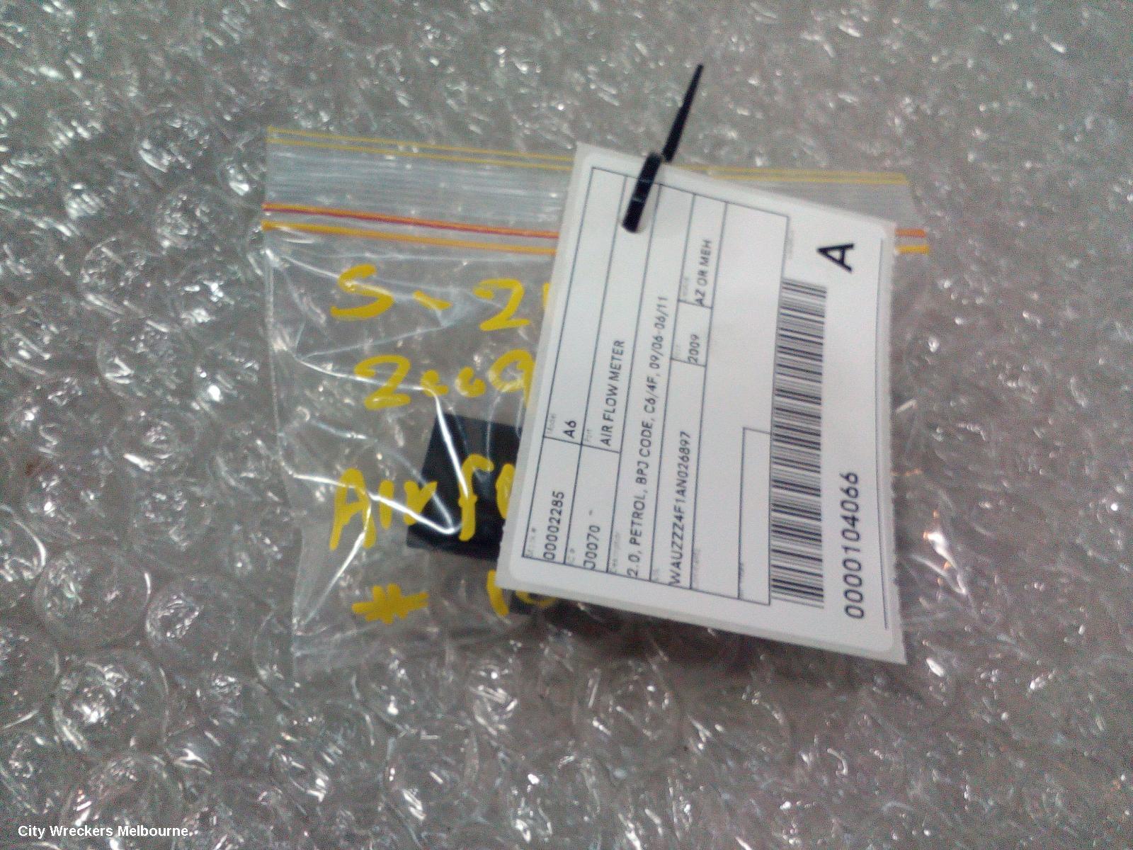 AUDI A6 AIR FLOW METER, 2.0, PETROL, BPJ CODE, C6/4F, 09/2006 - 06/2011