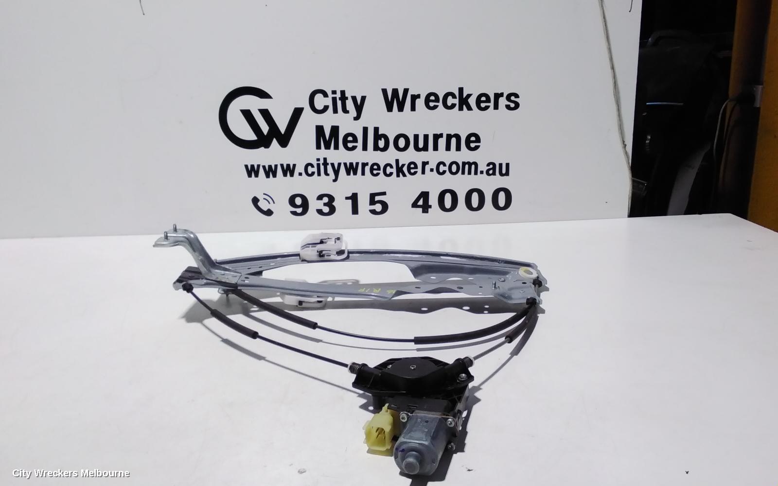 FORD ENDURA RIGHT FRONT WINDOW REG/MOTOR, CA, 09/2018 - 06/2020