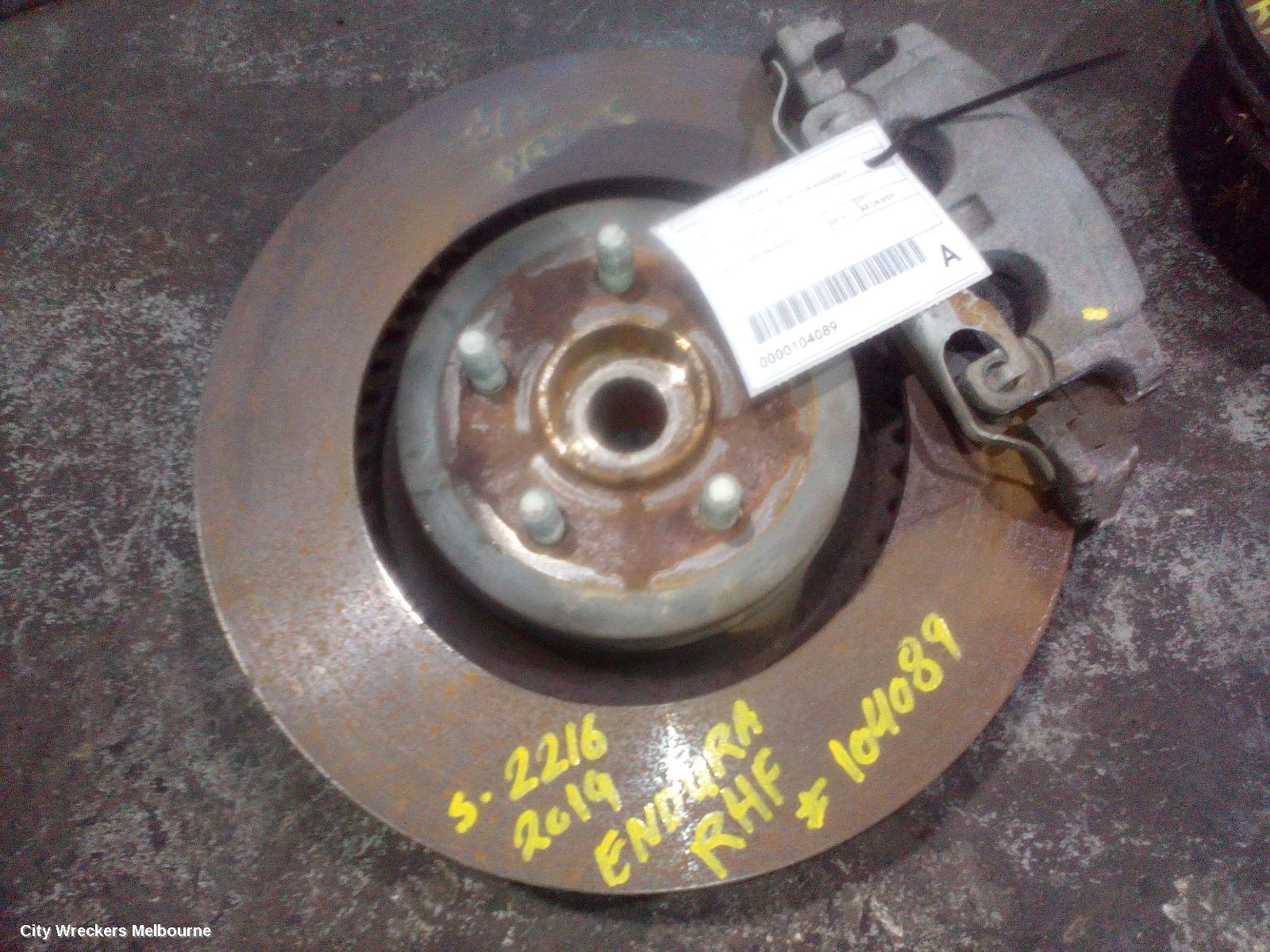 FORD ENDURA RIGHT FRONT HUB ASSEMBLY, FWD, CA, 09/2018 - 06/2020