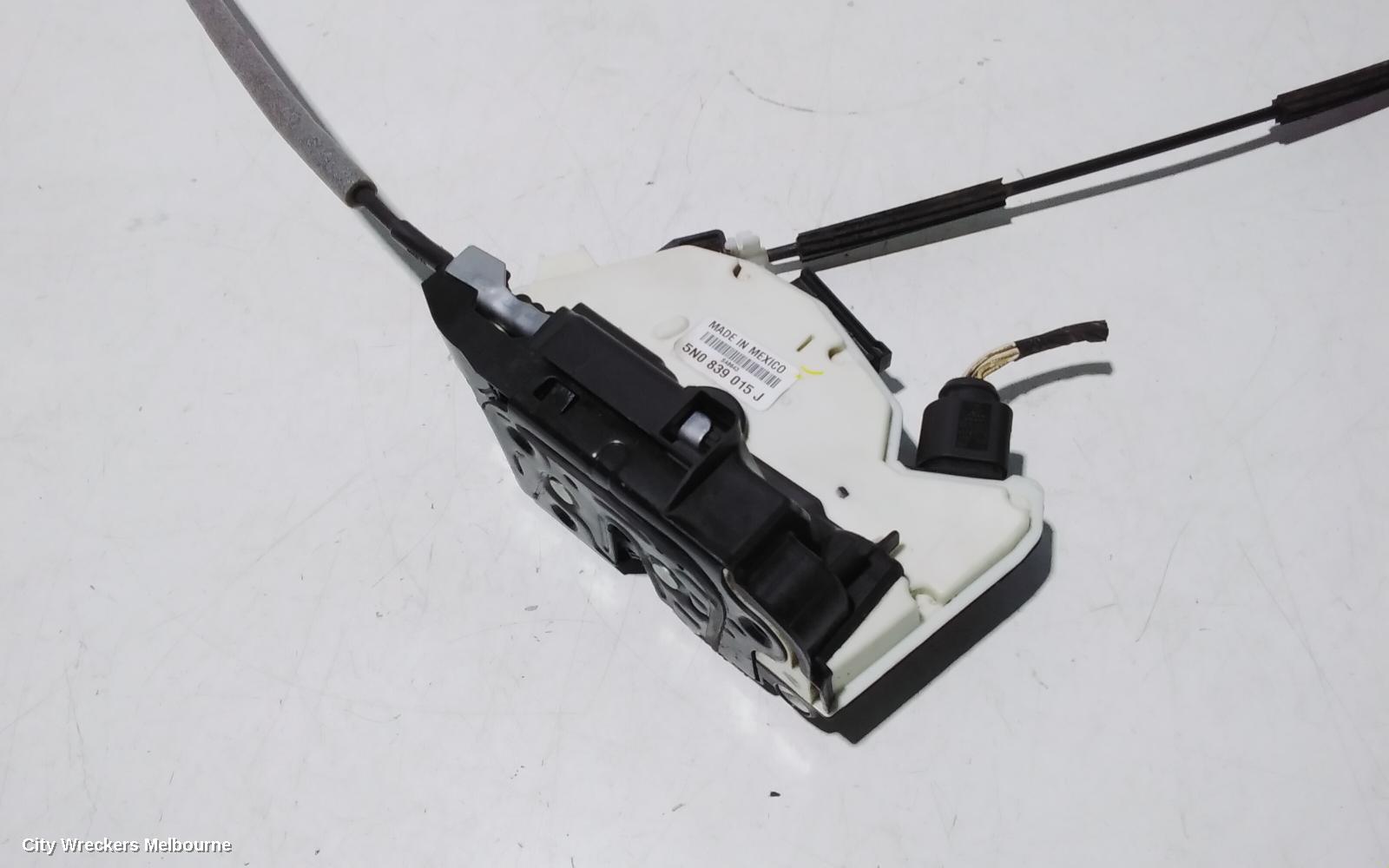 VOLKSWAGEN AMAROK DOOR/BOOT/GATE LOCK, LEFT REAR DOOR LOCK, P/N 5N0839015J, 2H, 12/2010 ONWARDS
