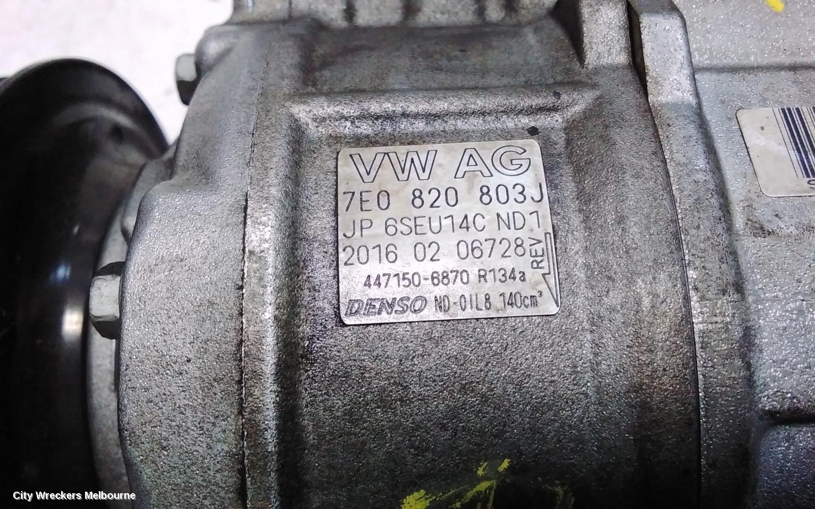 VOLKSWAGEN AMAROK A/C COMPRESSOR, 2H, 2.0, DIESEL, 06/2012 ONWARDS
