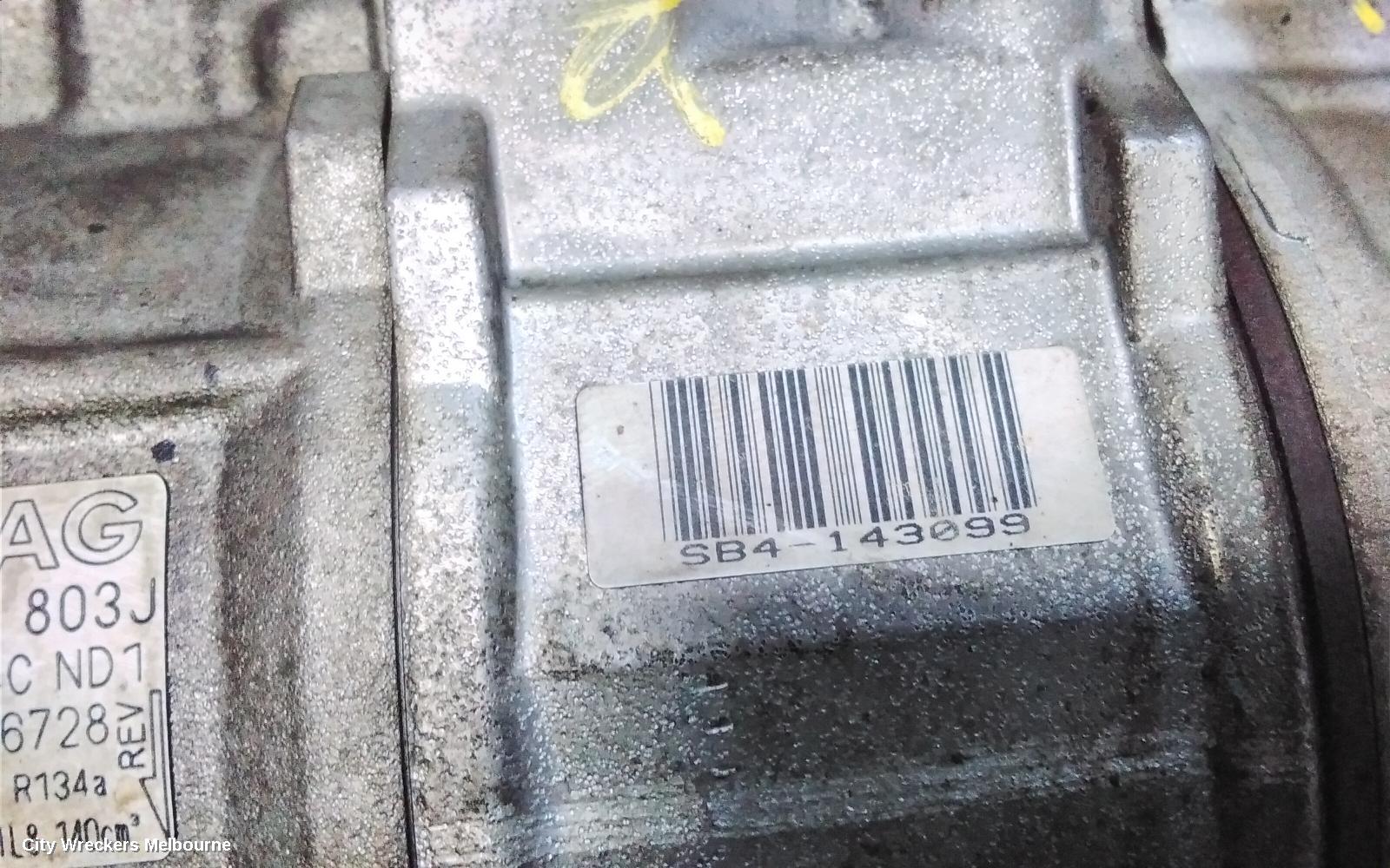 VOLKSWAGEN AMAROK A/C COMPRESSOR, 2H, 2.0, DIESEL, 06/2012 ONWARDS