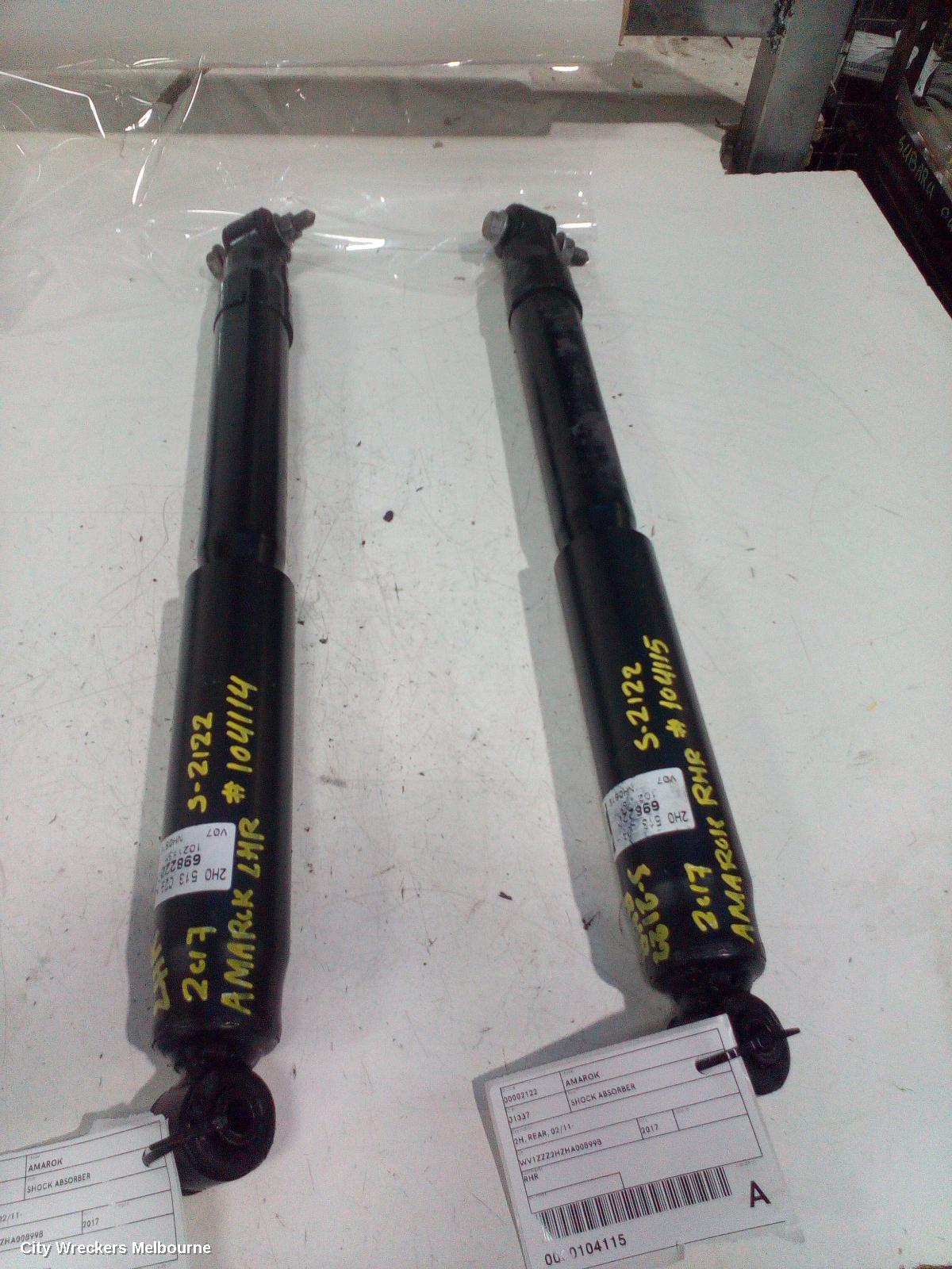 VOLKSWAGEN AMAROK SHOCK ABSORBER, 2H, REAR, 02/2011 ONWARDS