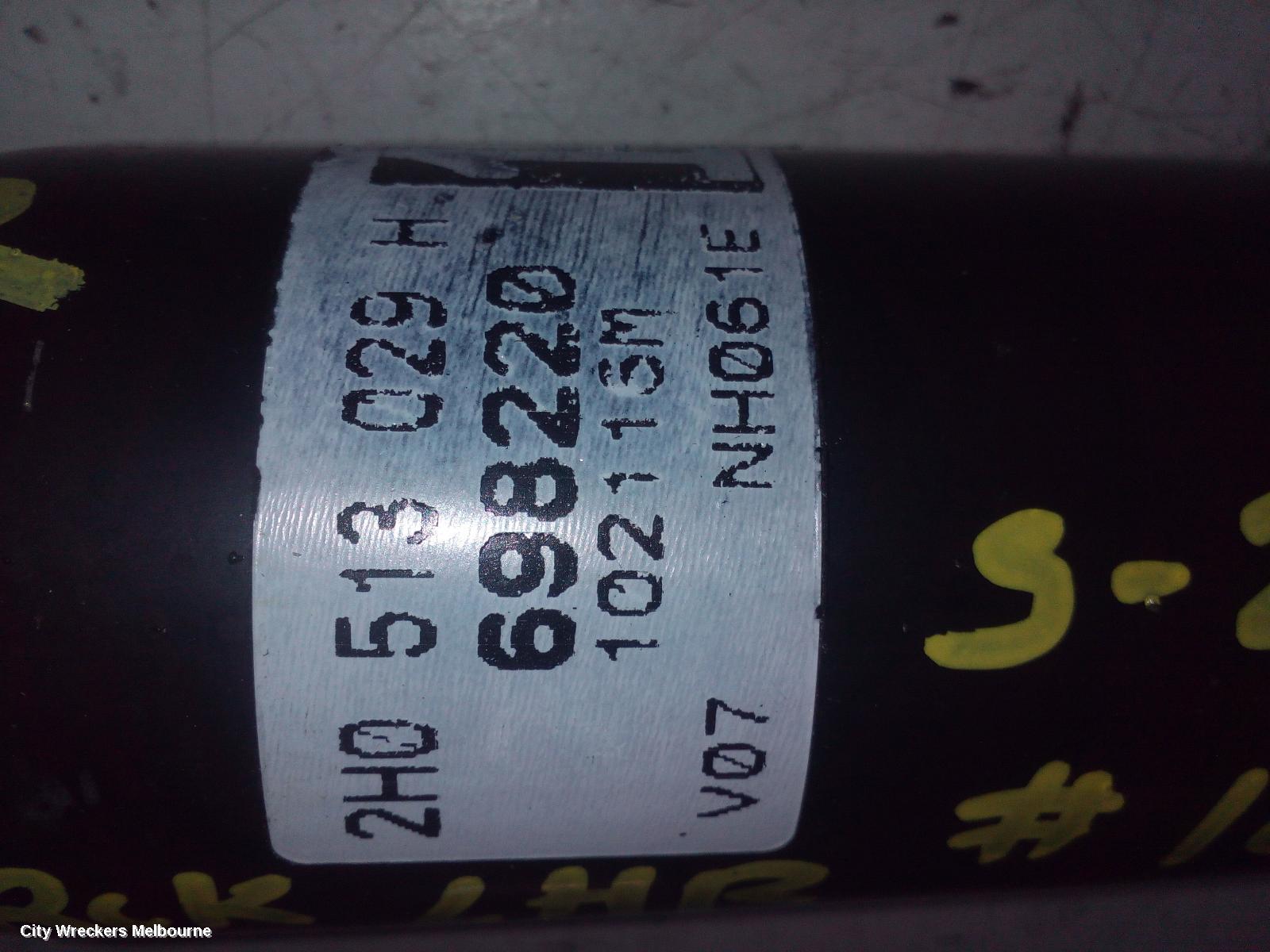 VOLKSWAGEN AMAROK SHOCK ABSORBER, 2H, REAR, 02/2011 ONWARDS
