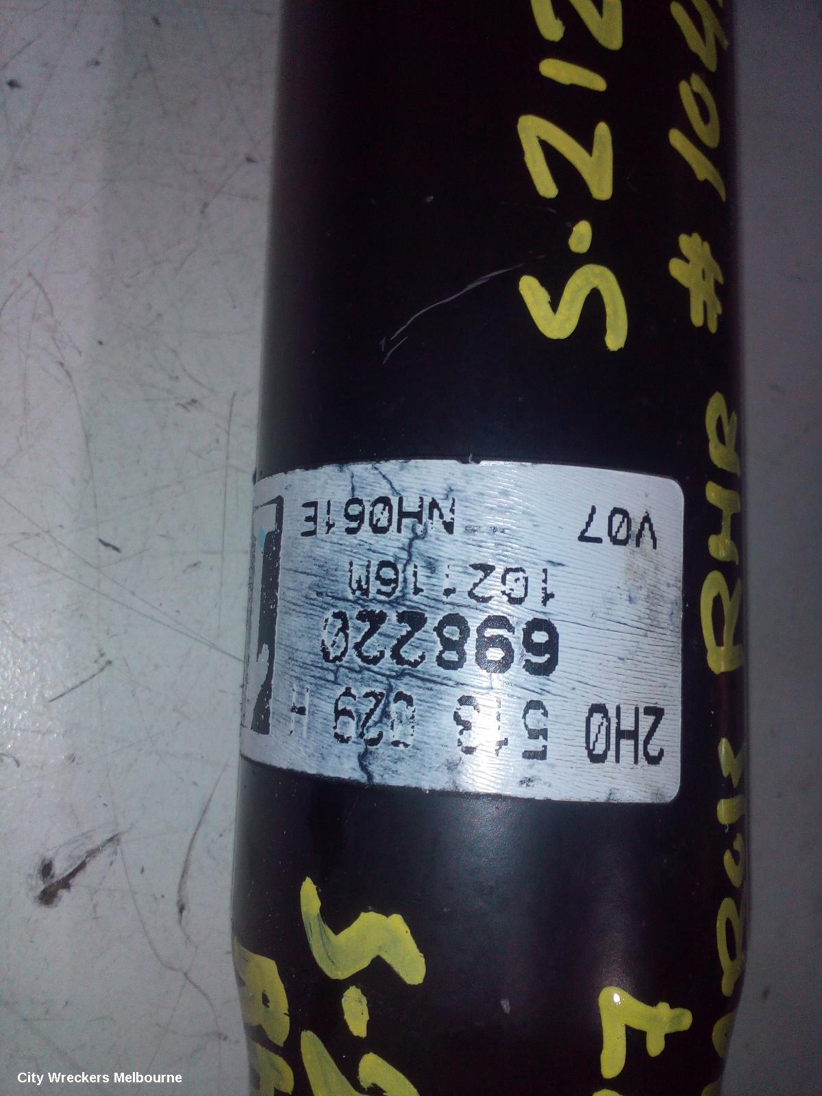 VOLKSWAGEN AMAROK SHOCK ABSORBER, 2H, REAR, 02/2011 ONWARDS