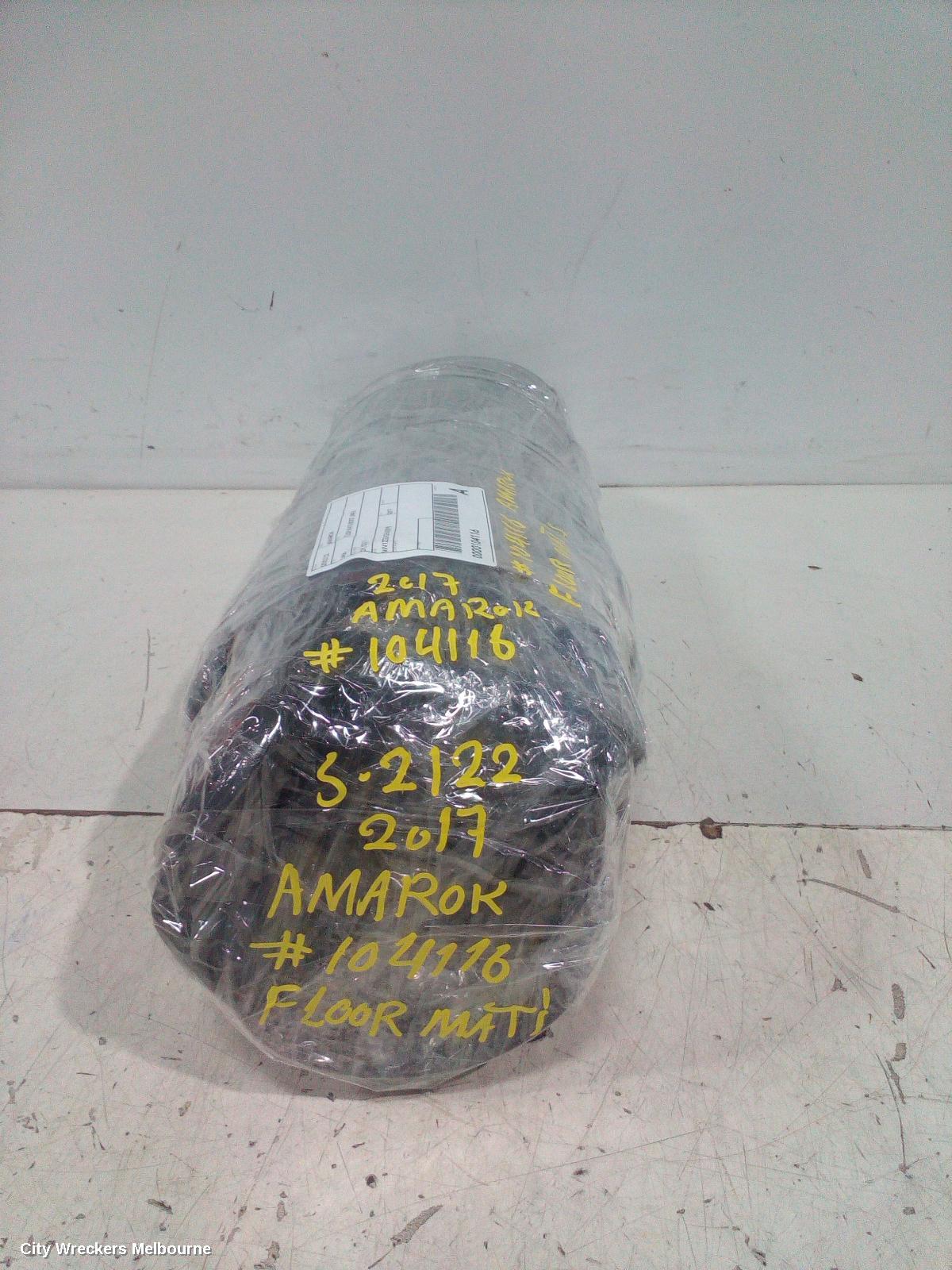 VOLKSWAGEN AMAROK FLOOR MATS, 2H, 02/2011 - 09/2022