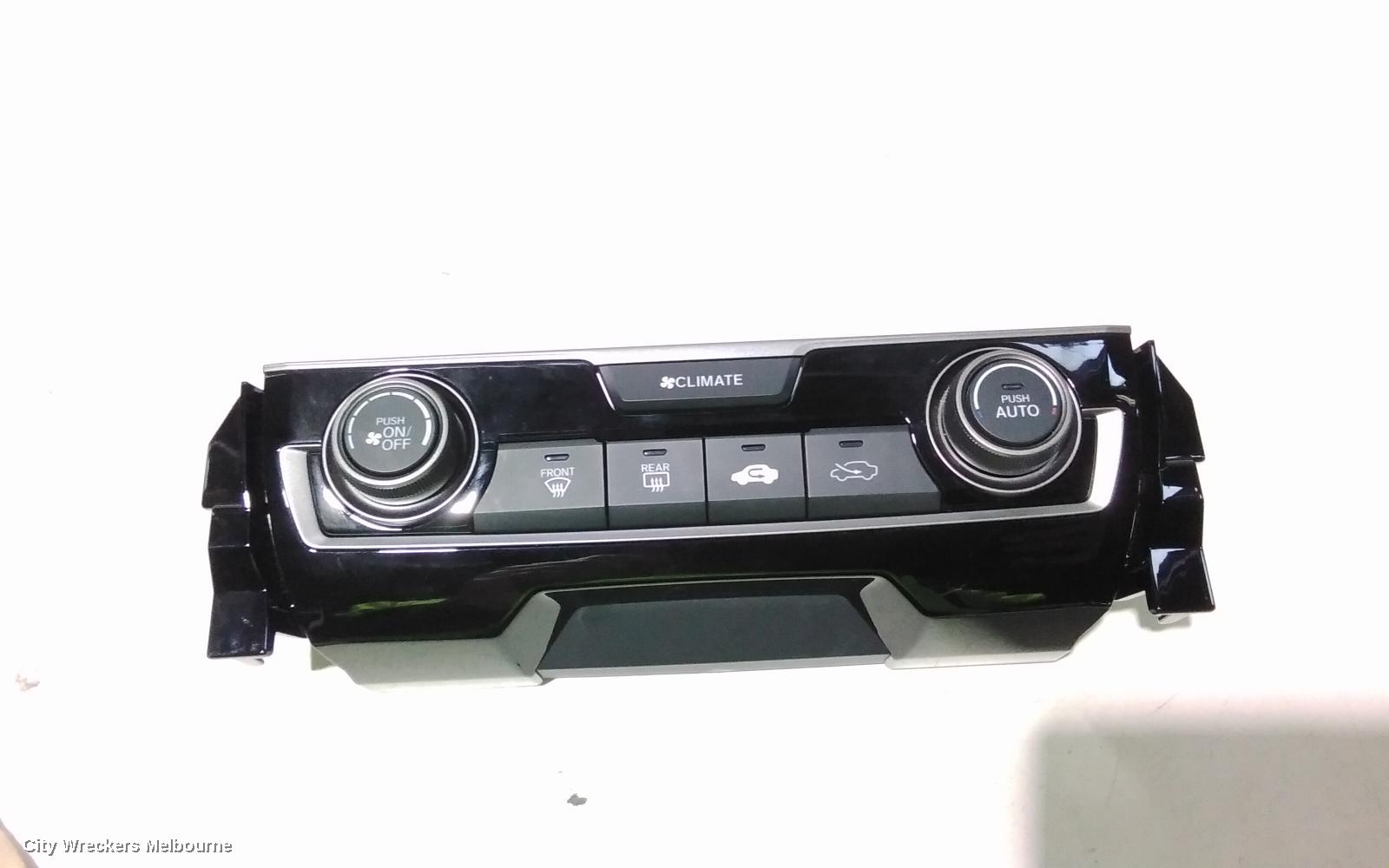 HONDA CIVIC HEATER/AC CONTROLS, 10TH GEN, SINGLE ZONE CLIMATE CONTROL TYPE, 05/2016 - 08/2021