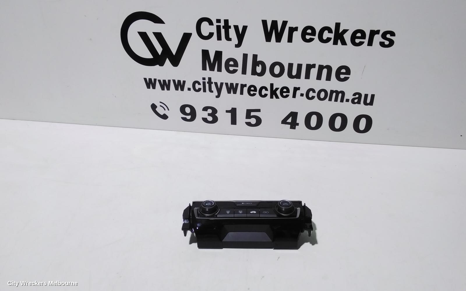 HONDA CIVIC HEATER/AC CONTROLS, 10TH GEN, SINGLE ZONE CLIMATE CONTROL TYPE, 05/2016 - 08/2021