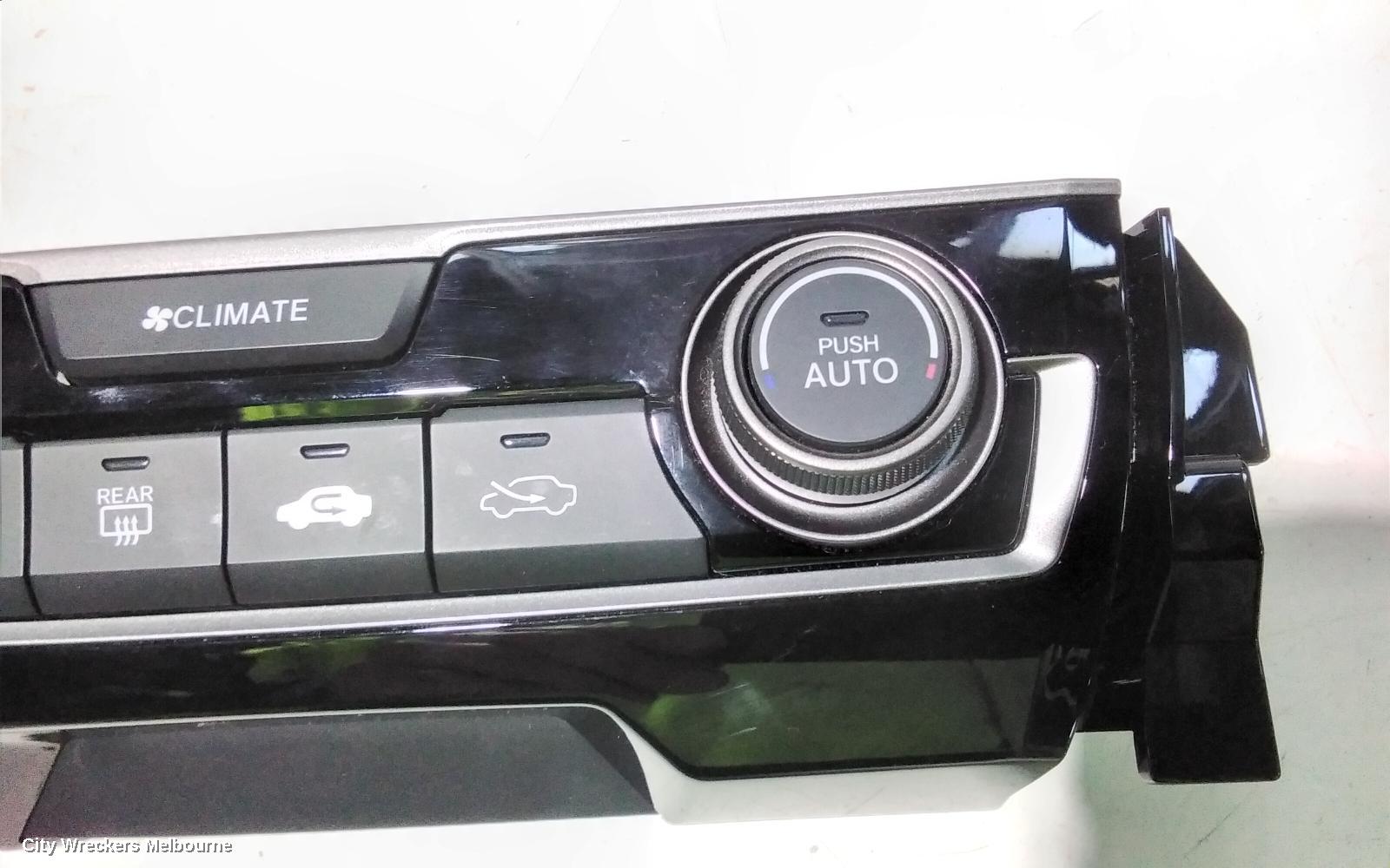 HONDA CIVIC HEATER/AC CONTROLS, 10TH GEN, SINGLE ZONE CLIMATE CONTROL TYPE, 05/2016 - 08/2021