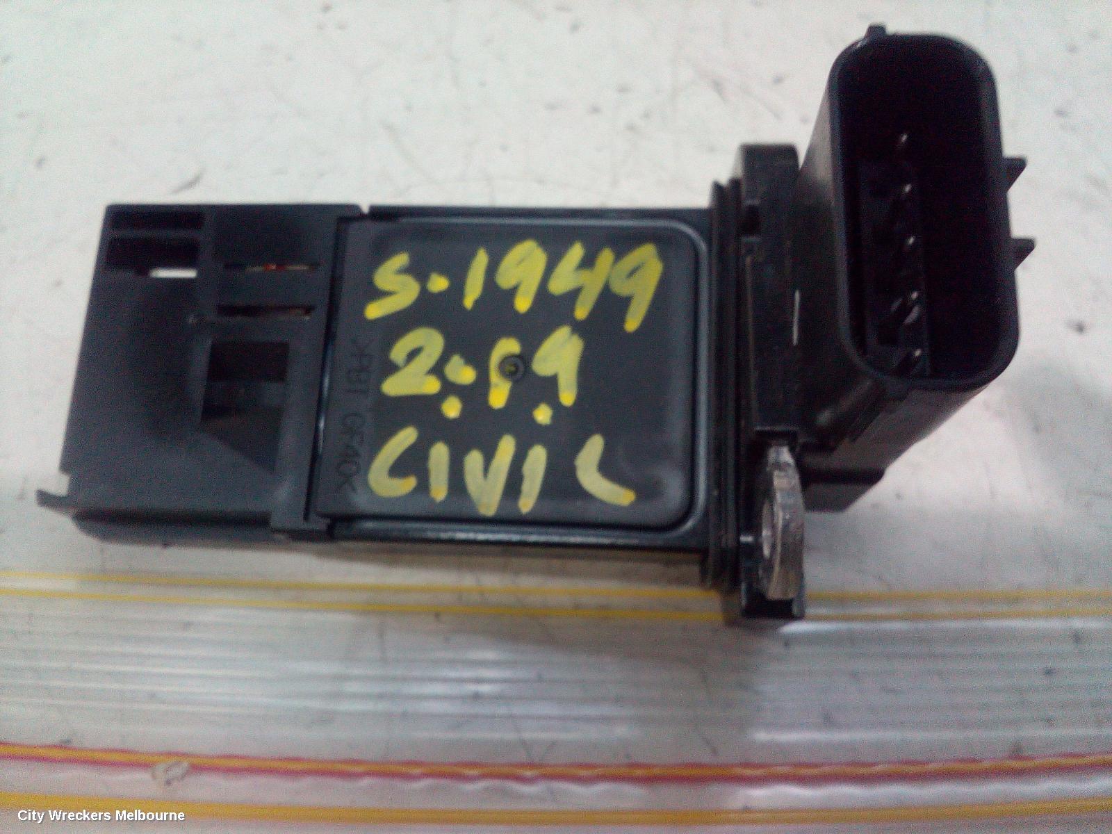 HONDA CIVIC AIR FLOW METER, 1.8, PETROL, 10TH GEN, 05/2016 - 08/2021