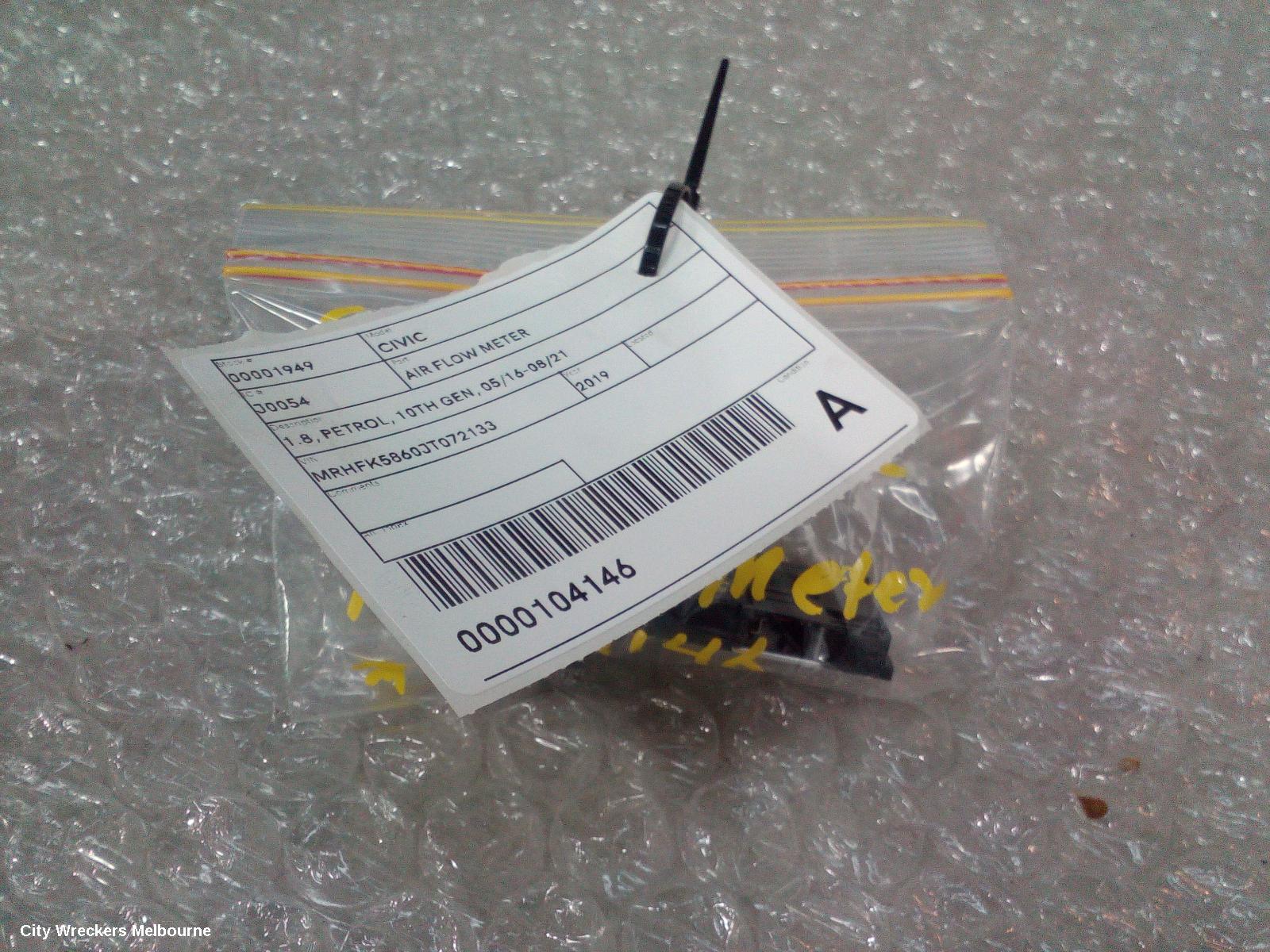 HONDA CIVIC AIR FLOW METER, 1.8, PETROL, 10TH GEN, 05/2016 - 08/2021
