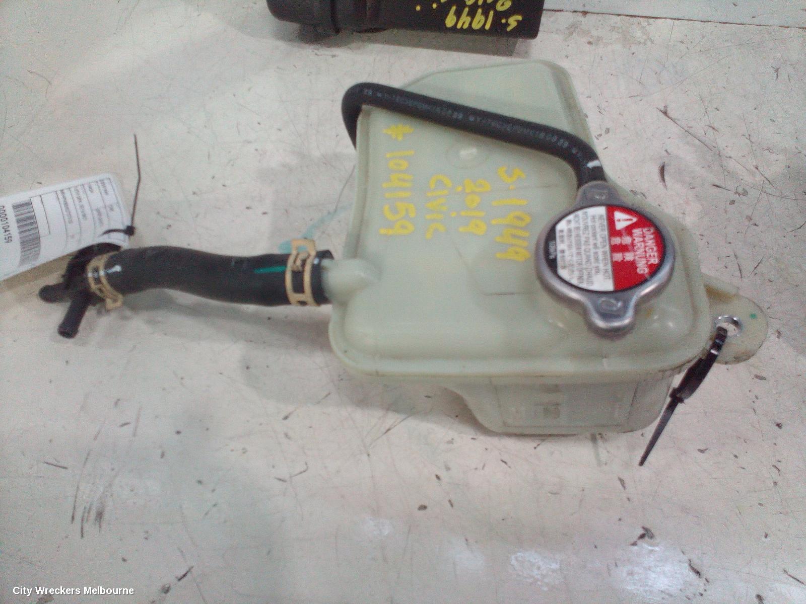 HONDA CIVIC OVERFLOW BOTTLE, 10TH GEN, 05/2016 - 08/2021