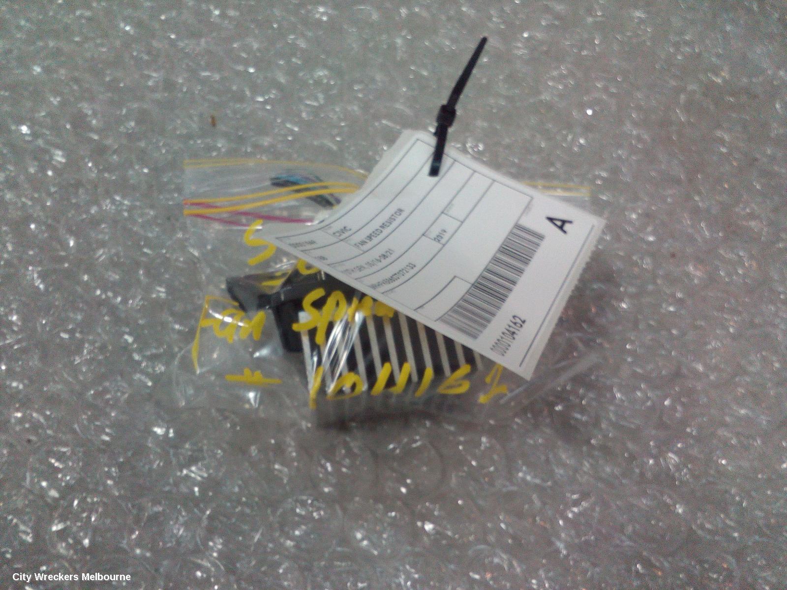 HONDA CIVIC FAN SPEED RESISTOR, 10TH GEN, 05/2016 - 08/2021