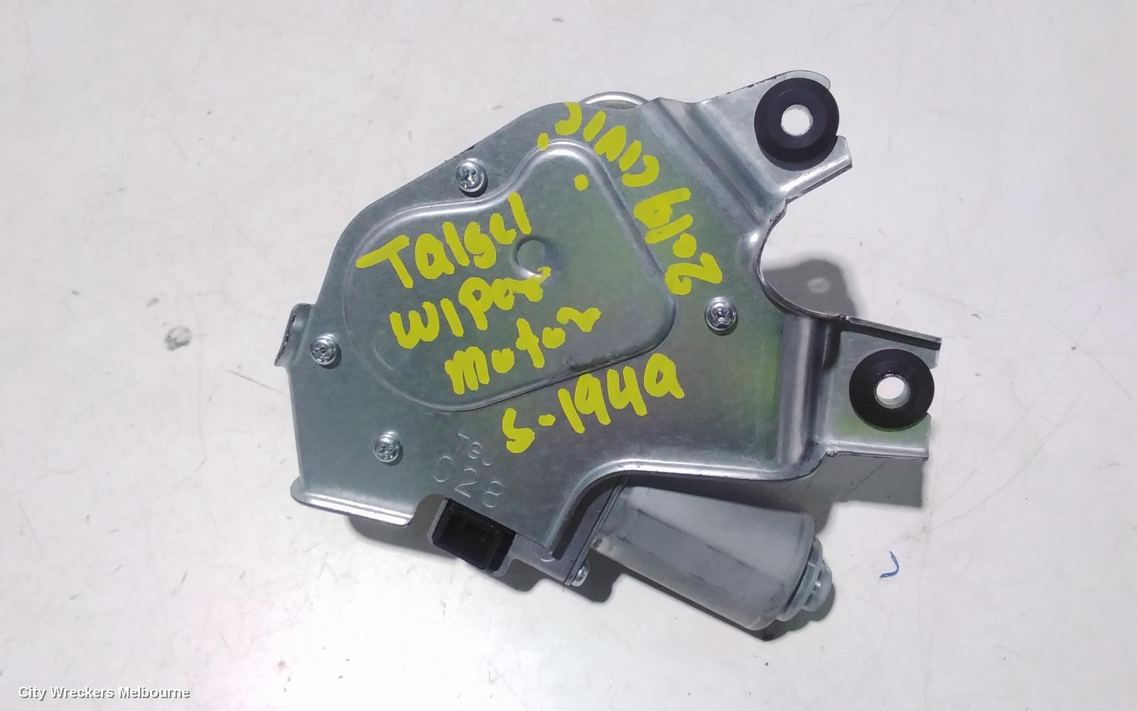 HONDA CIVIC WIPER MOTOR, TAILGATE, 10TH GEN, HATCH, 02/2017 - 08/2021