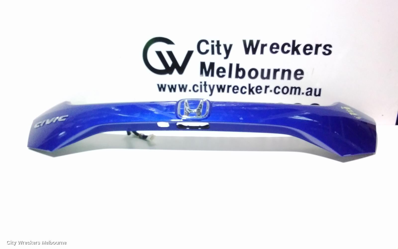 HONDA CIVIC REAR GARNISH, TAILGATE GARNISH, 10TH GEN, HATCH, VTI/VTI-S/VTI-L/RS/VTI-LX, 02/2017 - 08/2021