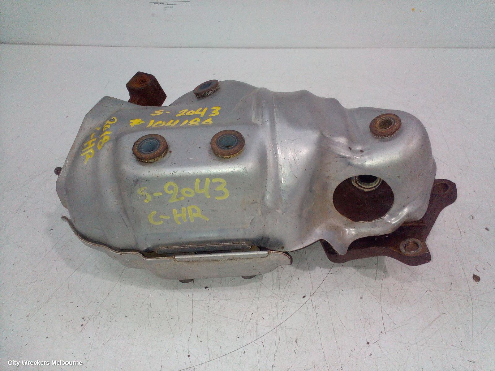 TOYOTA C-HR CATALYTIC CONVERTER, MANIFOLD-CAT TYPE, 1.2, PETROL, GEN 1, 12/2016 ONWARDS