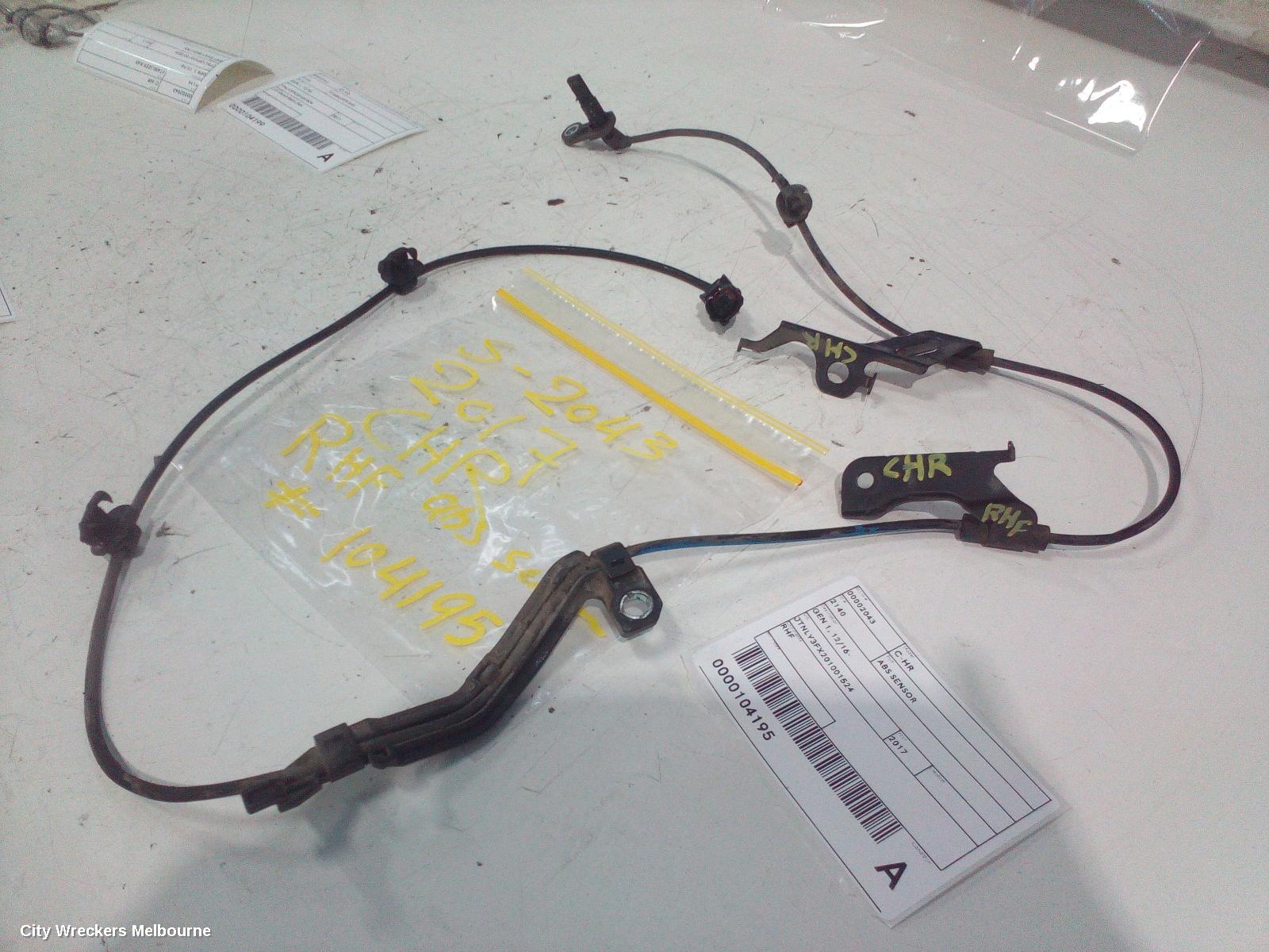 TOYOTA C-HR ABS SENSOR, GEN 1, 12/2016 - 09/2023