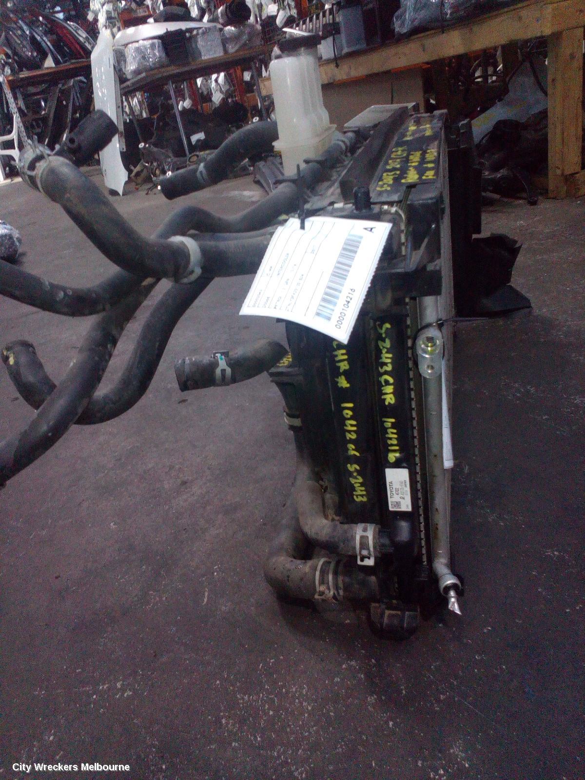 TOYOTA C-HR INTERCOOLER, PETROL, 1.2, GEN 1, 12/2016 ONWARDS