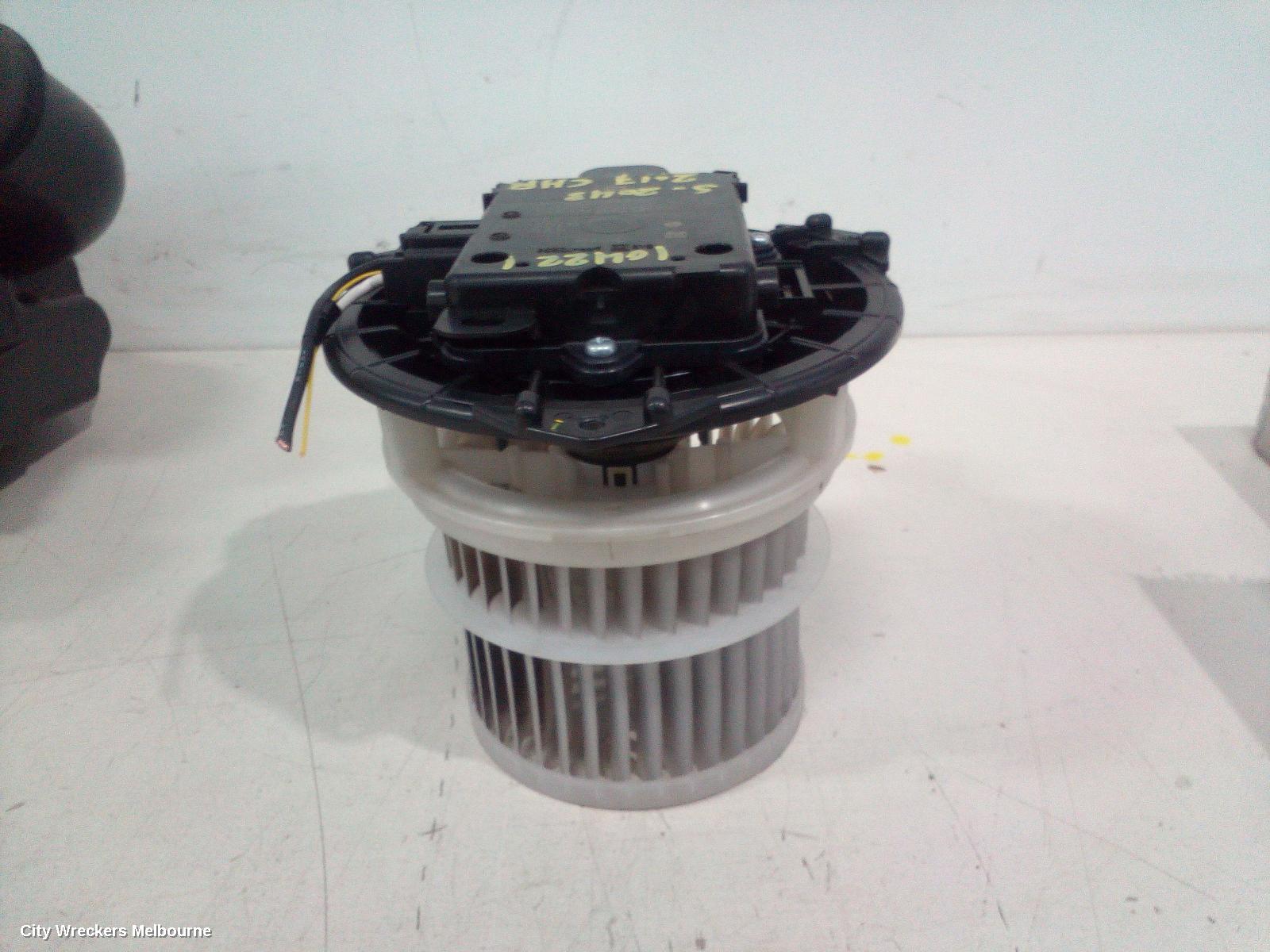 TOYOTA C-HR HEATER FAN MOTOR, PETROL, 1.2, NGX10R,NGX50R, 12/2016 - 09/2023
