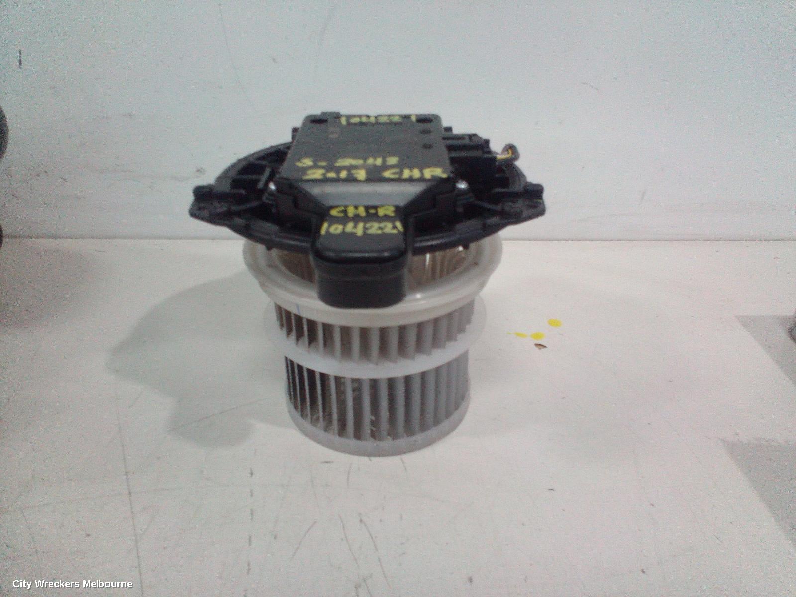 TOYOTA C-HR HEATER FAN MOTOR, PETROL, 1.2, NGX10R,NGX50R, 12/2016 - 09/2023