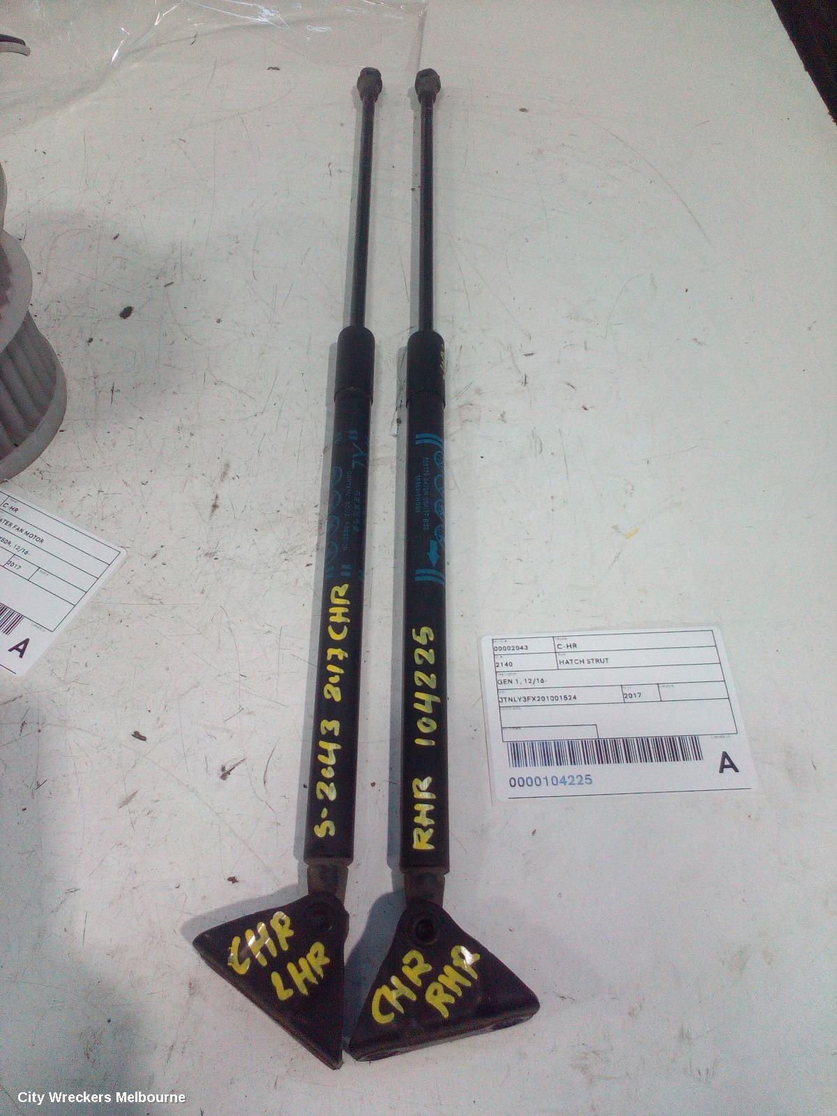 TOYOTA C-HR HATCH STRUT, GEN 1, 12/2016 - 09/2023