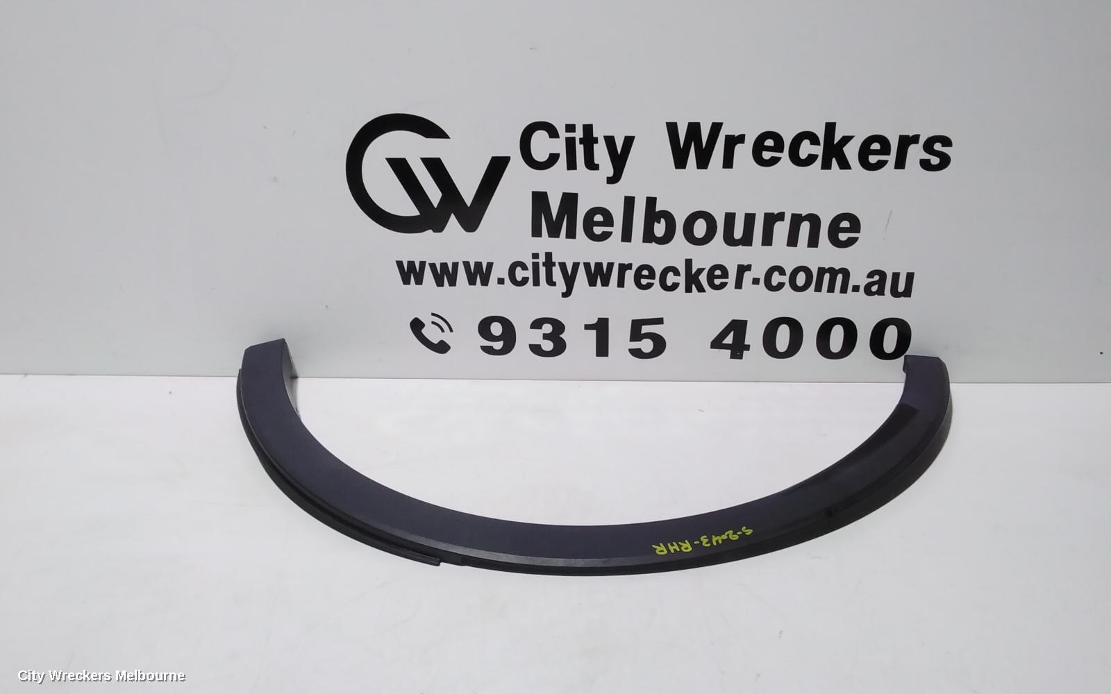 TOYOTA C-HR WHEEL ARCH FLARE, RH REAR, GEN 1, 12/2016 ONWARDS