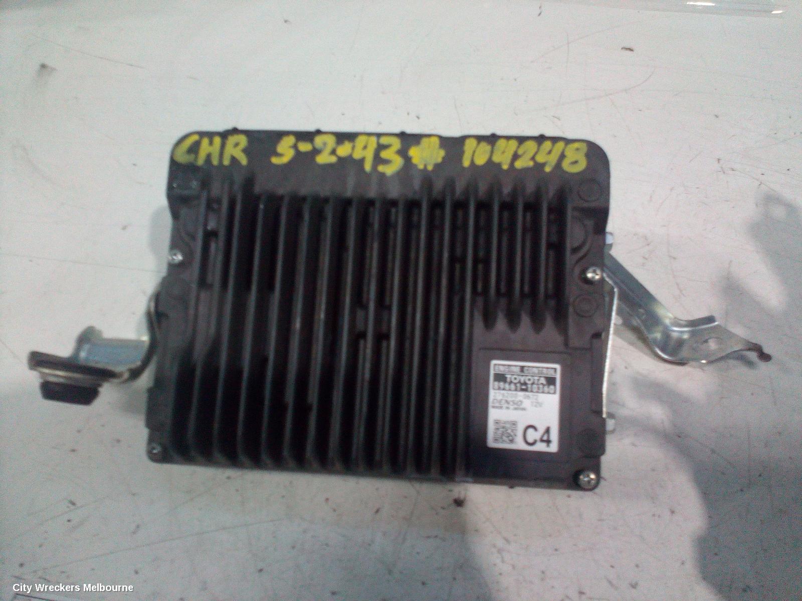 TOYOTA C-HR ECU, ENGINE ECU, 1.2, PETROL, ECU ONLY, GEN 1, 12/2016 ONWARDS