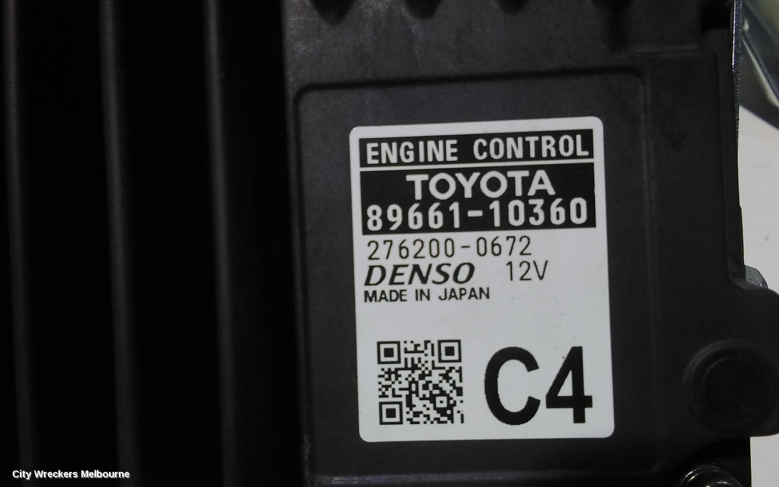 TOYOTA C-HR ECU, ENGINE ECU, 1.2, PETROL, ECU ONLY, GEN 1, 12/2016 ONWARDS