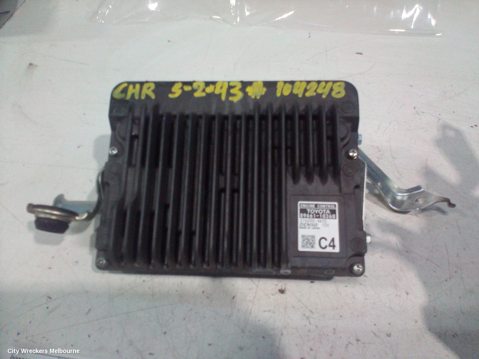 TOYOTA C-HR ECU, ENGINE ECU, 1.2, PETROL, ECU ONLY, GEN 1, 12/2016 ONWARDS