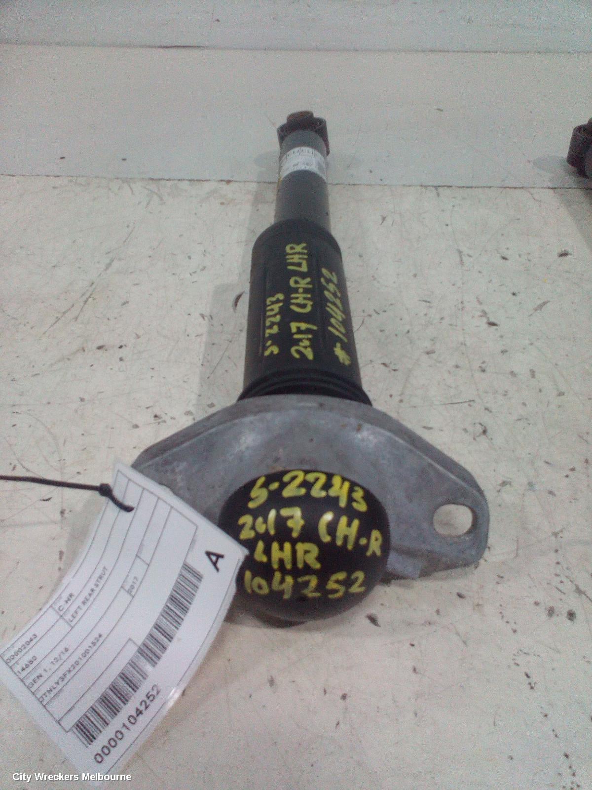 TOYOTA C-HR LEFT REAR STRUT, GEN 1, 12/2016 - 09/2023