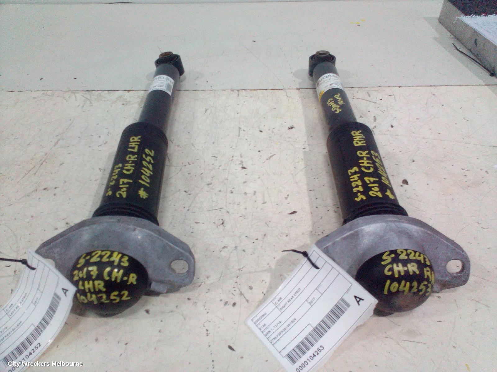 TOYOTA C-HR RIGHT REAR STRUT, GEN 1 ***USE SHOCK ABSORBER PART TYPE***