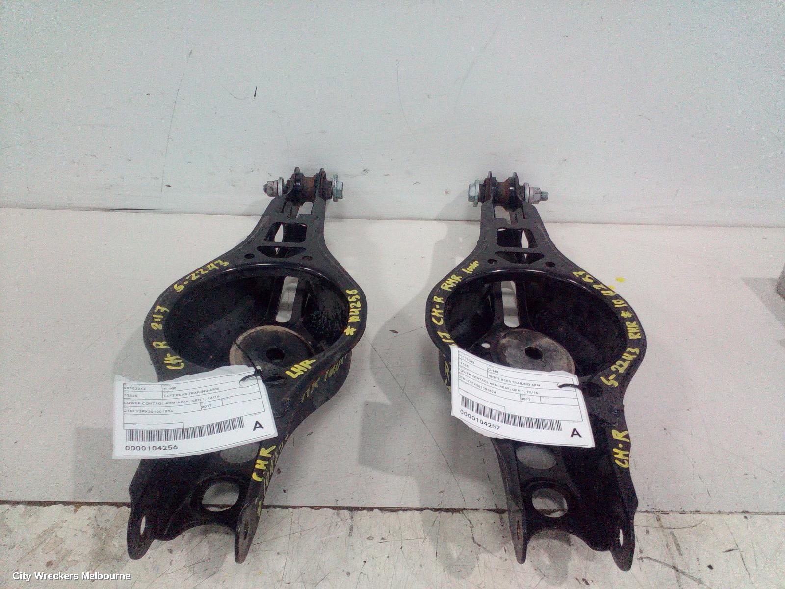 TOYOTA C-HR LEFT REAR TRAILING ARM, LOWER CONTROL ARM-REAR, GEN 1, 12/2016 ONWARDS