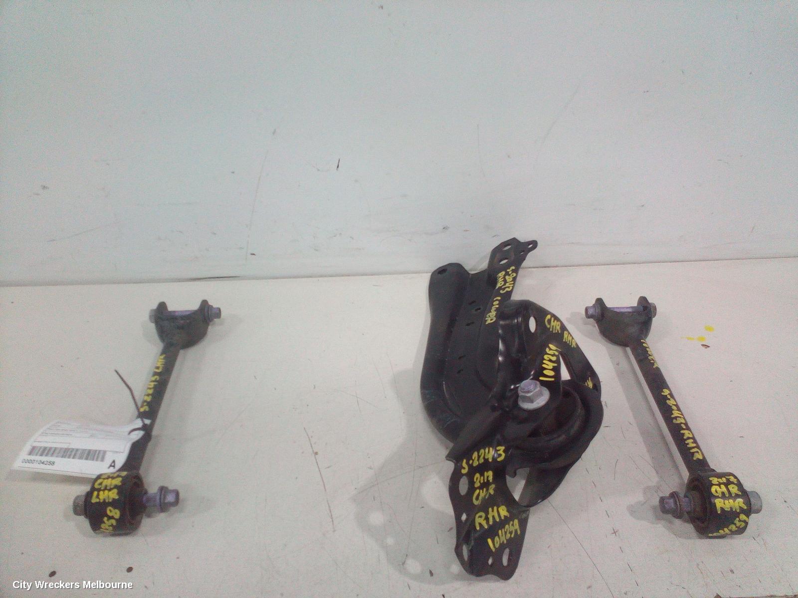 TOYOTA C-HR LEFT REAR TRAILING ARM, TRAILING ARM, GEN 1, 12/2016 ONWARDS