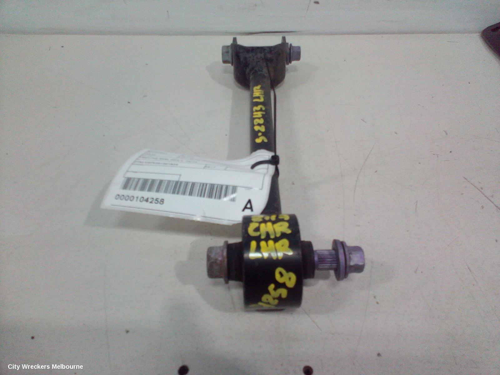 TOYOTA C-HR LEFT REAR TRAILING ARM, TRAILING ARM, GEN 1, 12/2016 ONWARDS