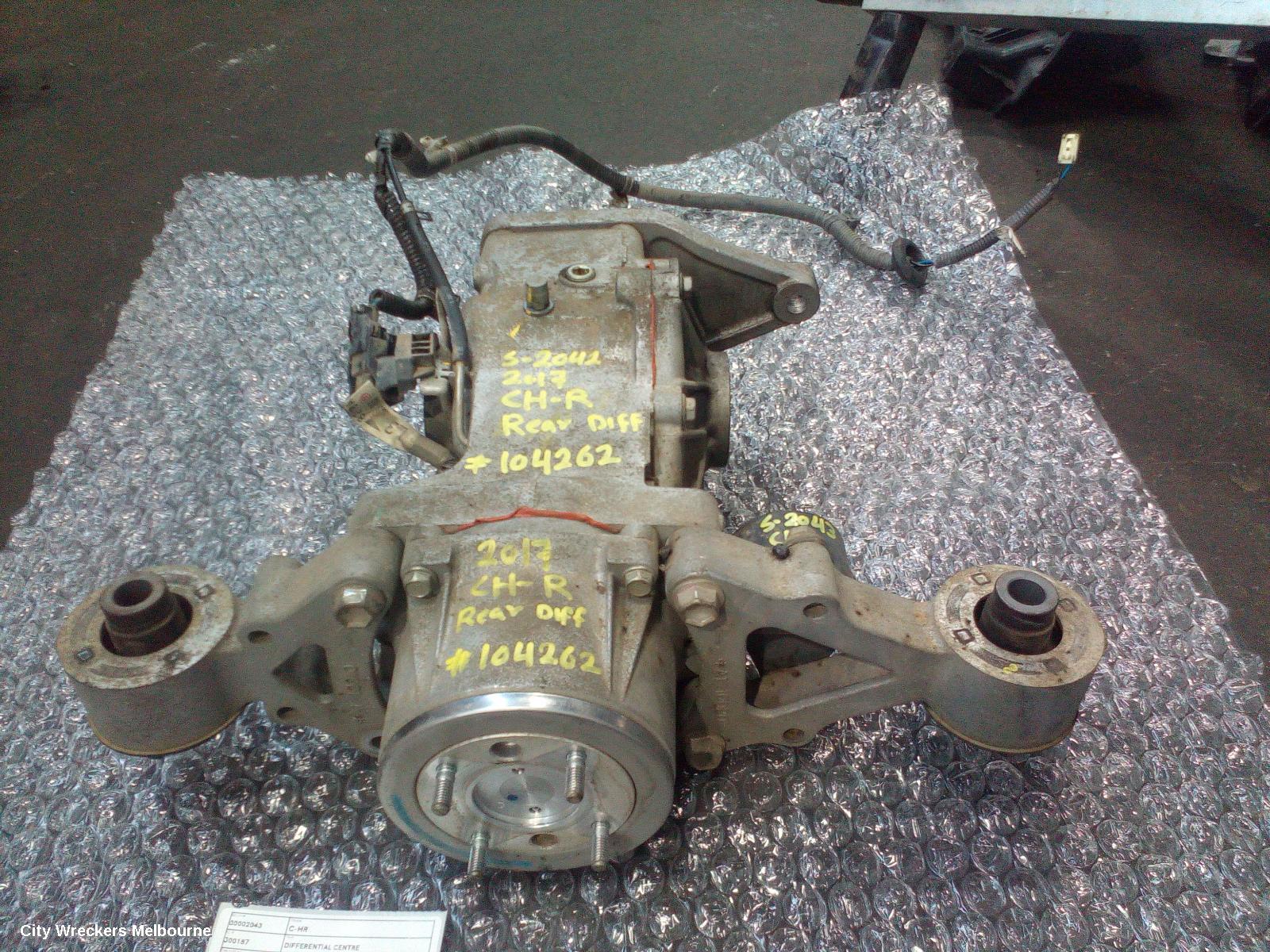 TOYOTA C-HR DIFFERENTIAL CENTRE, GEN 1, 2.277 RATIO, 12/2016 ONWARDS