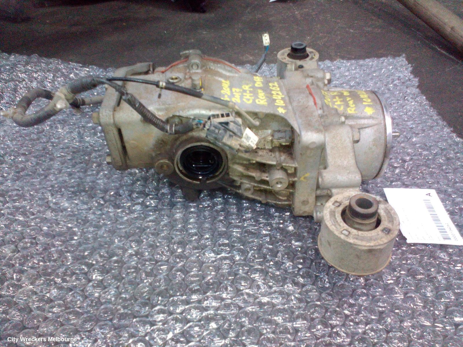 TOYOTA C-HR DIFFERENTIAL CENTRE, GEN 1, 2.277 RATIO, 12/2016 ONWARDS