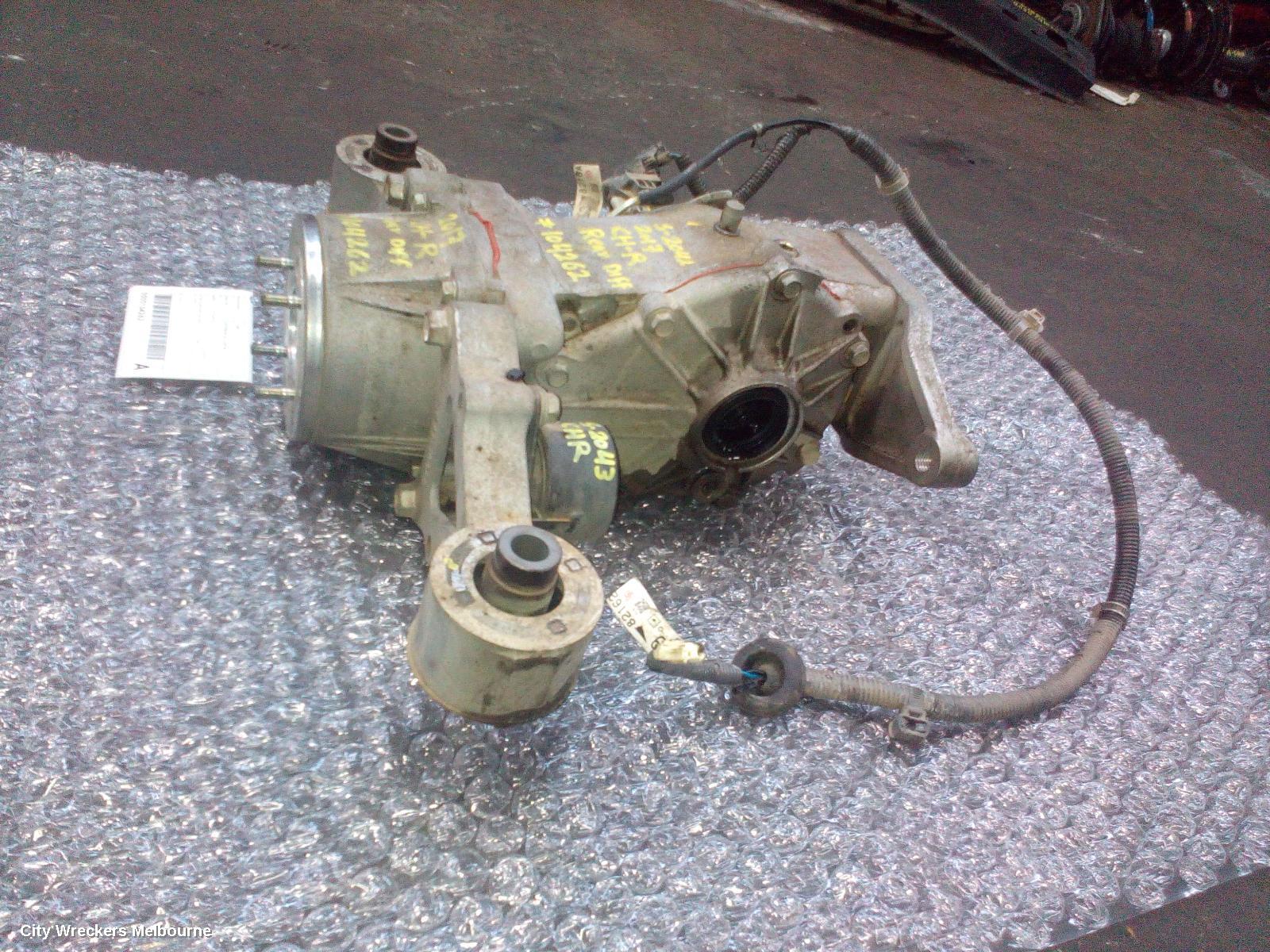 TOYOTA C-HR DIFFERENTIAL CENTRE, GEN 1, 2.277 RATIO, 12/2016 ONWARDS