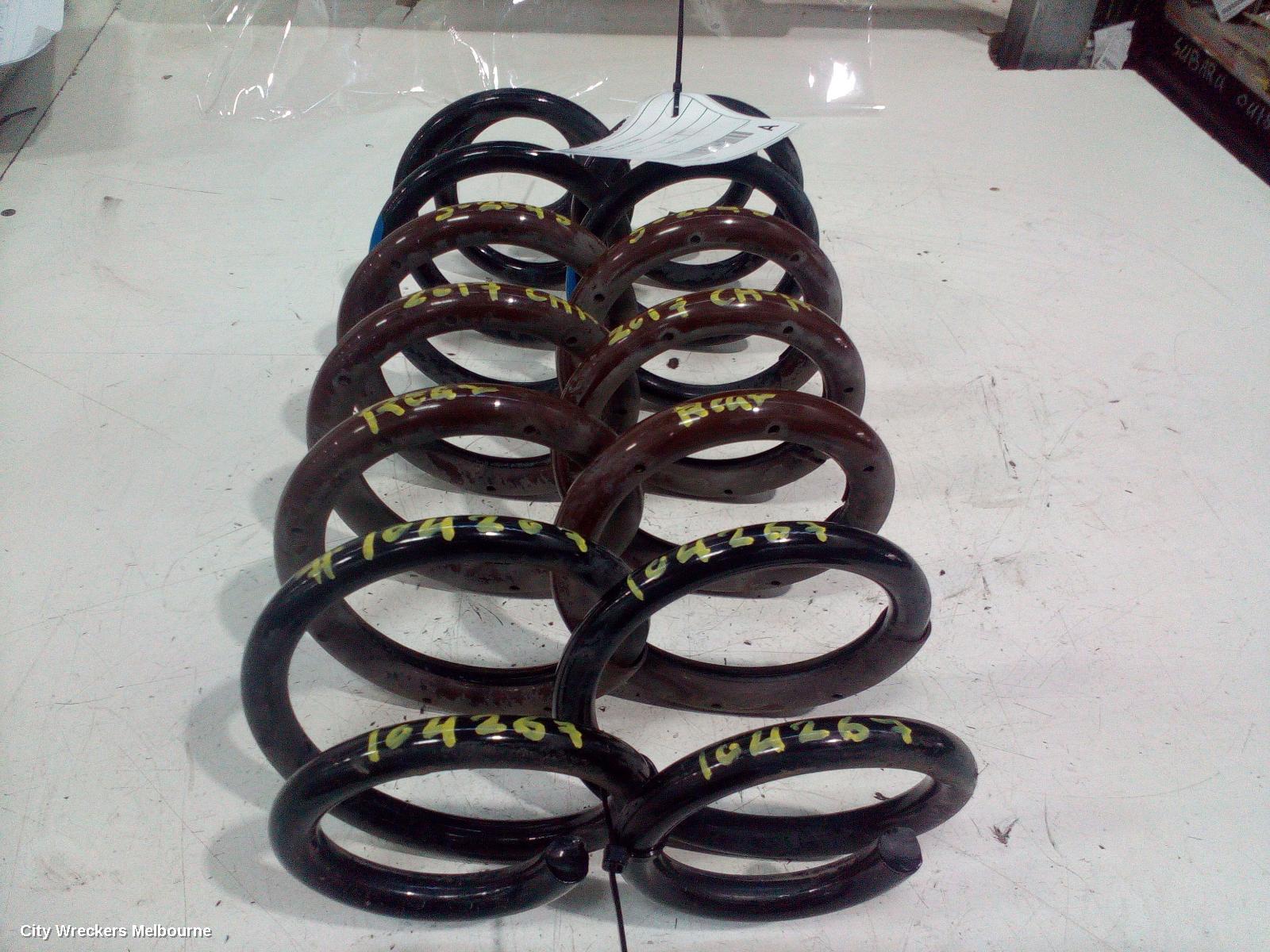 TOYOTA C-HR REAR COIL SPRING, GEN 1, 12/2016 - 09/2023