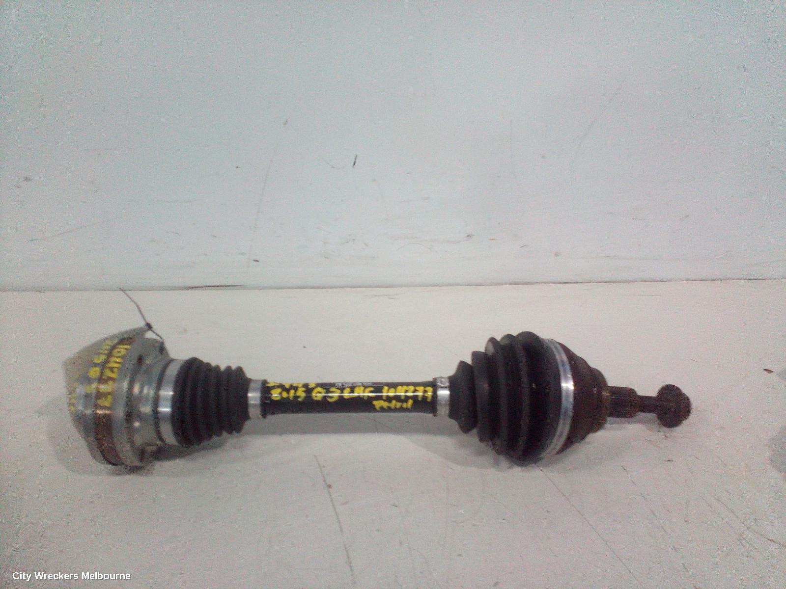 AUDI Q3 LEFT DRIVESHAFT, FRONT, 1.4, PETROL, 8U, Q3, 02/2014 - 12/2018
