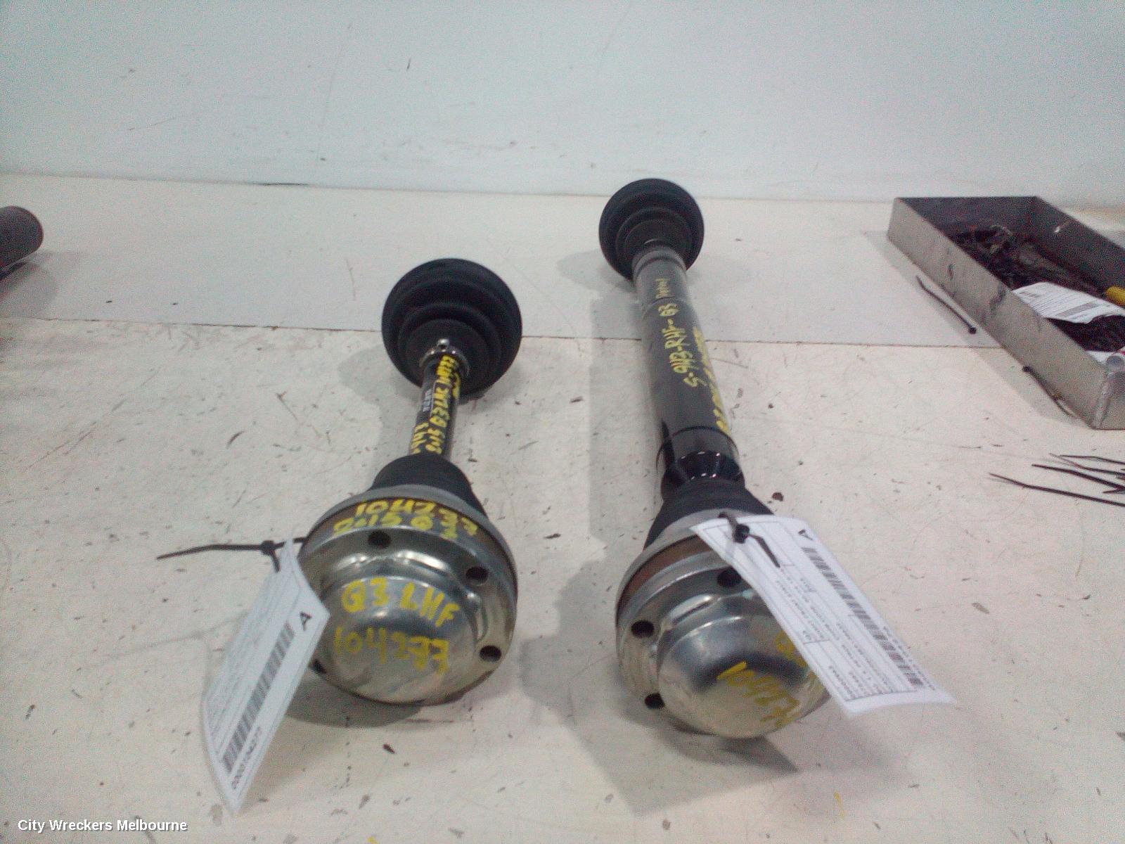 AUDI Q3 LEFT DRIVESHAFT, FRONT, 1.4, PETROL, 8U, Q3, 02/2014 - 12/2018