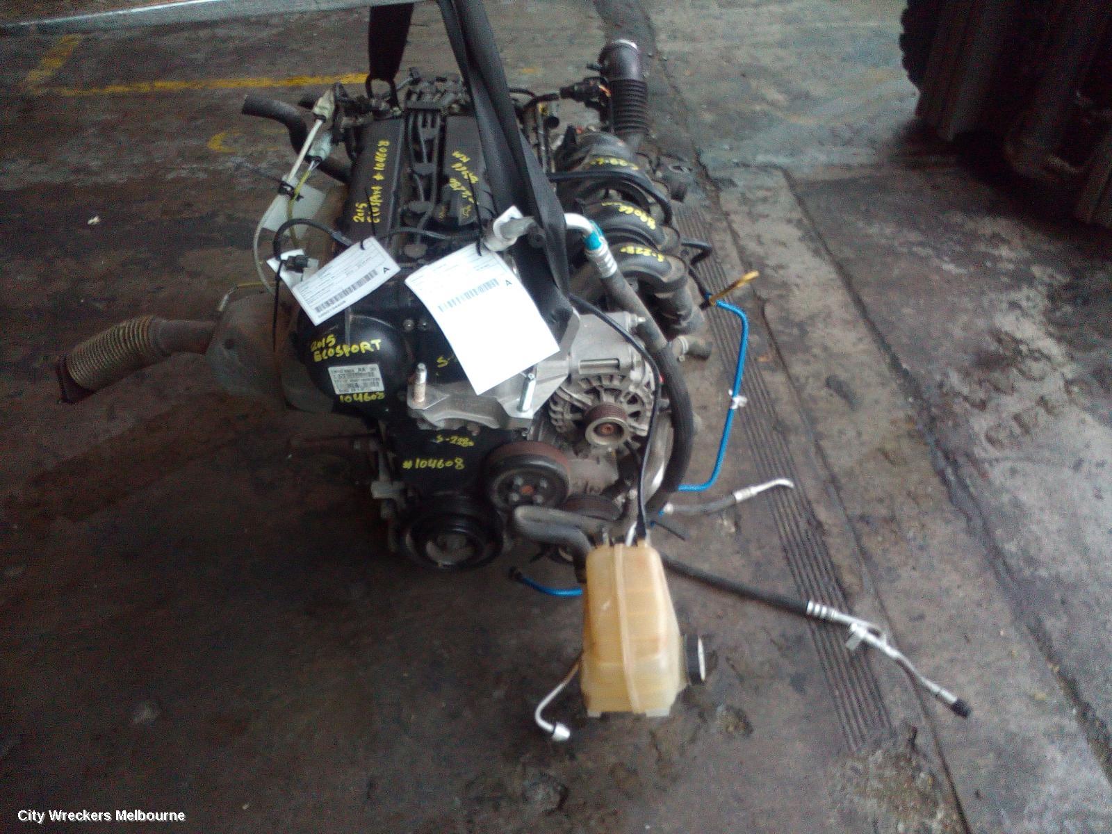 FORD ECOSPORT ENGINE, PETROL, 1.5, DURATEC, BK, 11/2013 - 09/2017