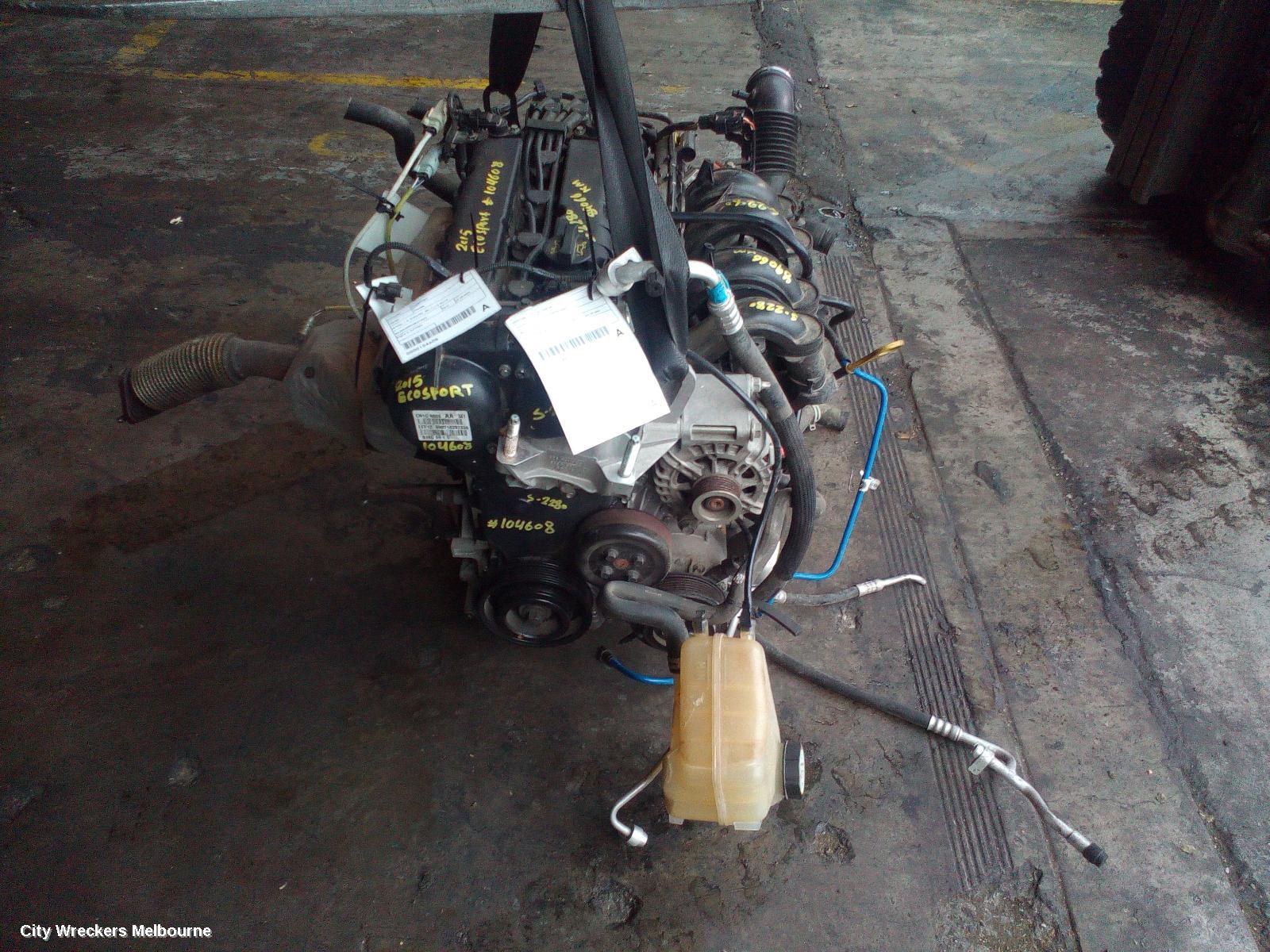 FORD ECOSPORT ENGINE, PETROL, 1.5, DURATEC, BK, 11/2013 - 09/2017