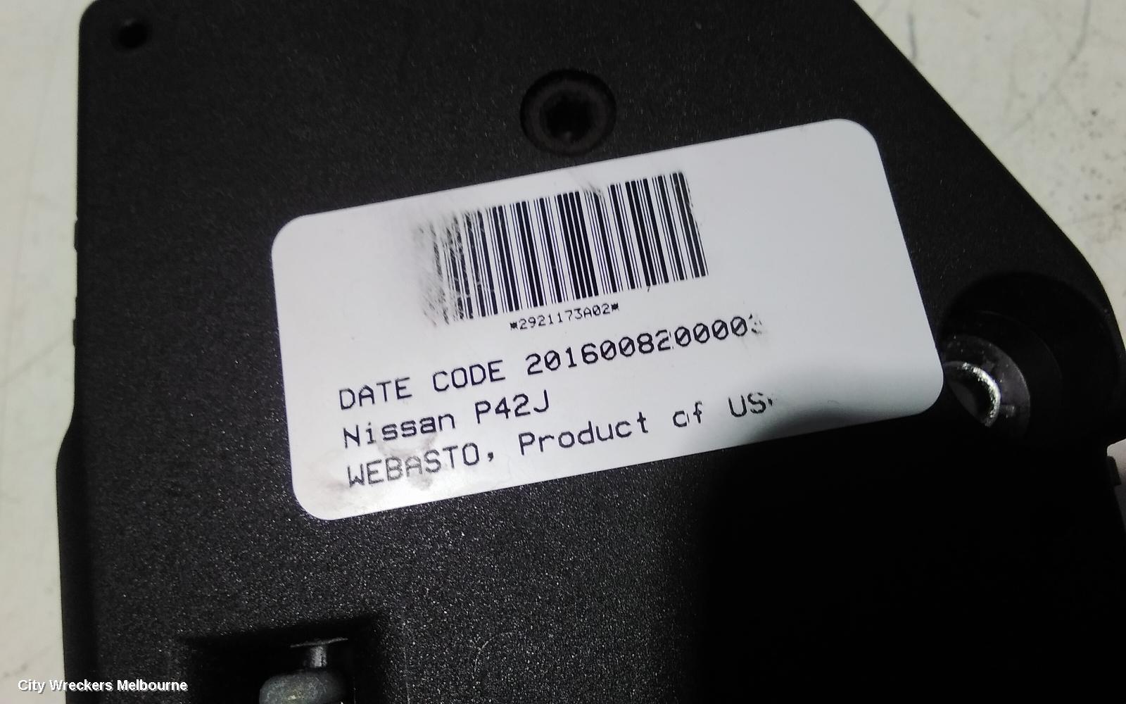 NISSAN PATHFINDER SUNROOF MOTOR, R52, 06/2013 - 04/2021
