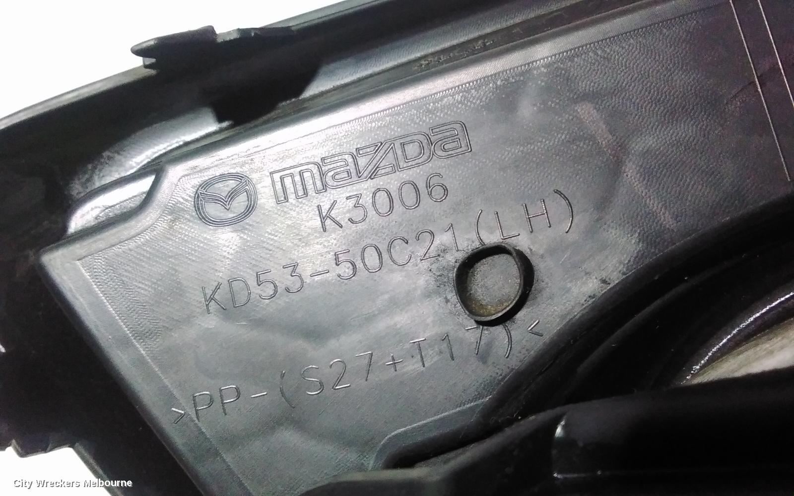 MAZDA CX5 LEFT INDICATOR/FOG/SIDE, BUMPER FOGLAMP, KE, 02/2012 - 12/2014