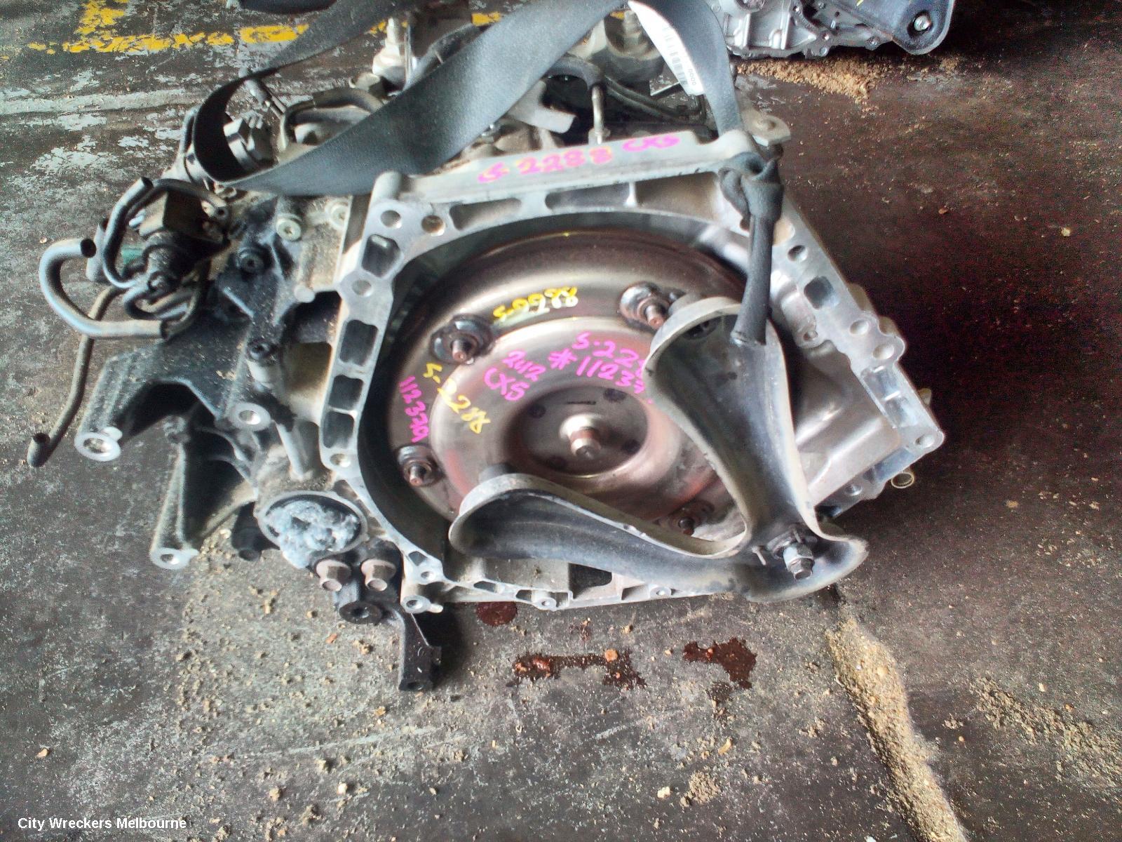MAZDA CX5 TRANS/GEARBOX, AUTO, AWD, DIESEL, 2.2, SH, TWIN TURBO, NO TRANSFER CASE, KE, 03/2012 - 12/2016