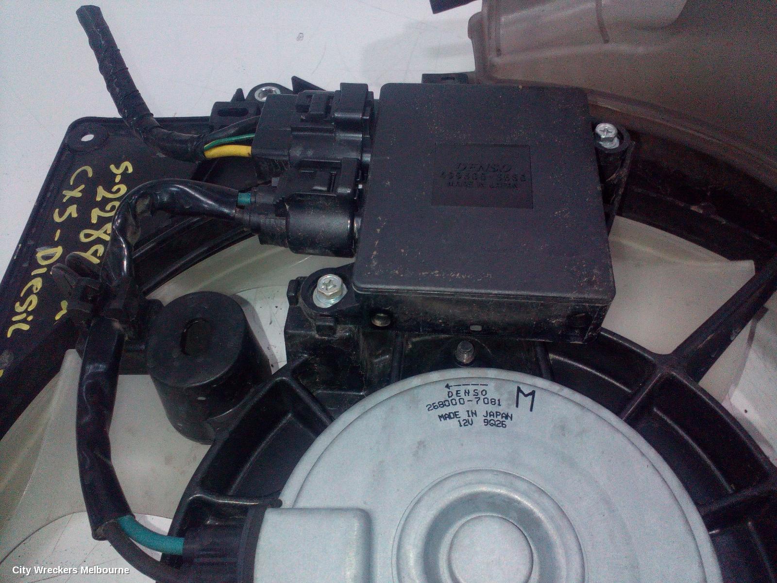 MAZDA CX5 FAN, DUAL FAN ASSY, KE, DIESEL, 02/2012 - 12/2016