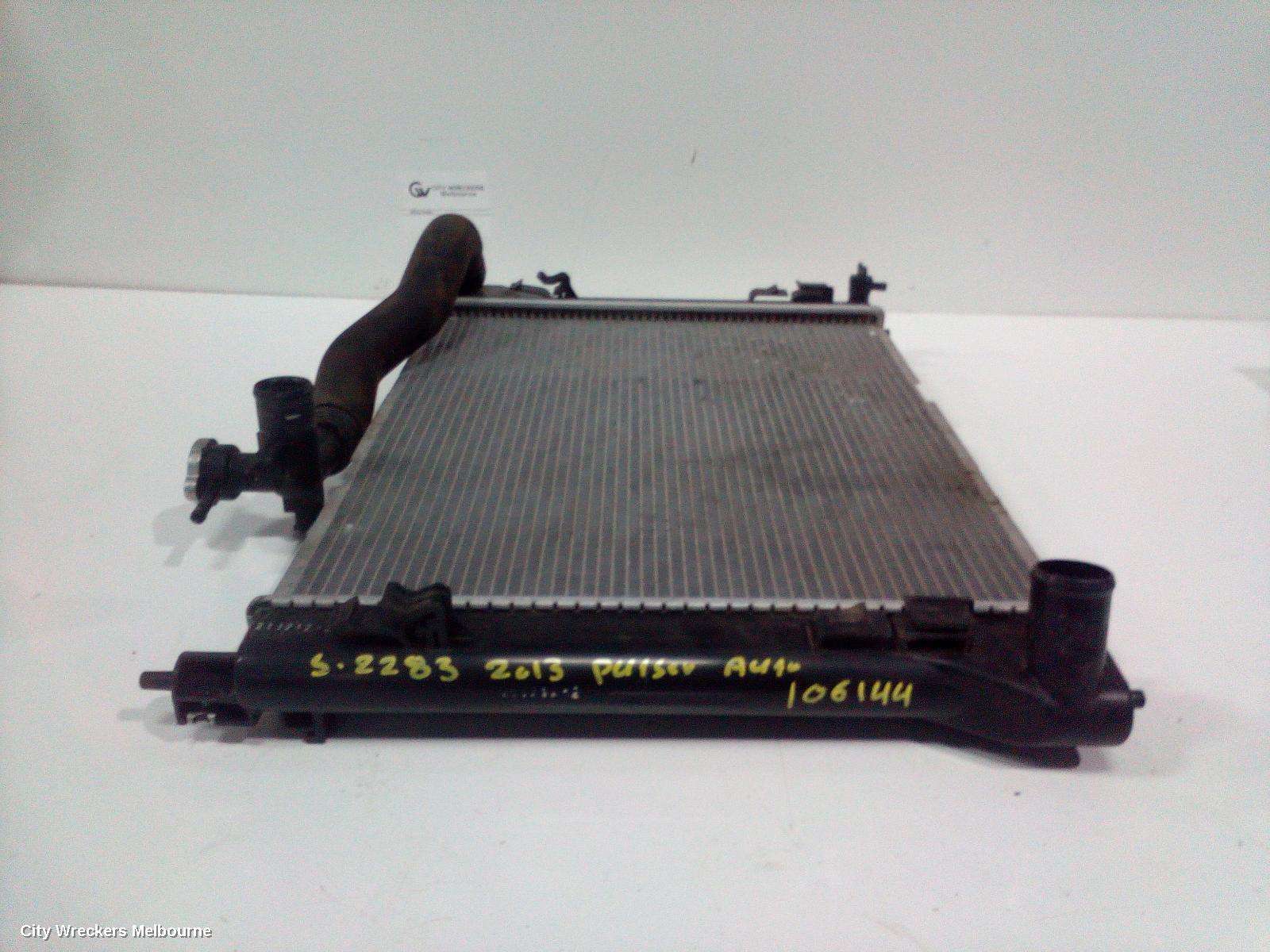 NISSAN PULSAR RADIATOR, AUTO, 1.8, PETROL, MRA8DE, B17/C12, 12/2012 - 12/2017
