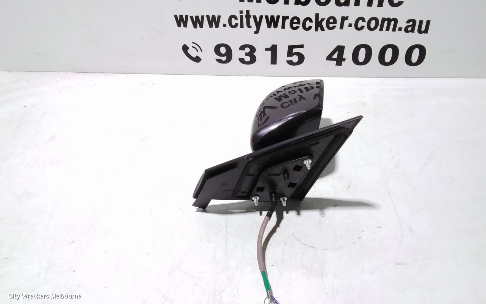 NISSAN PULSAR RIGHT DOOR MIRROR, B17, SEDAN, MANUAL FOLD TYPE, 12/2012 - 12/2017