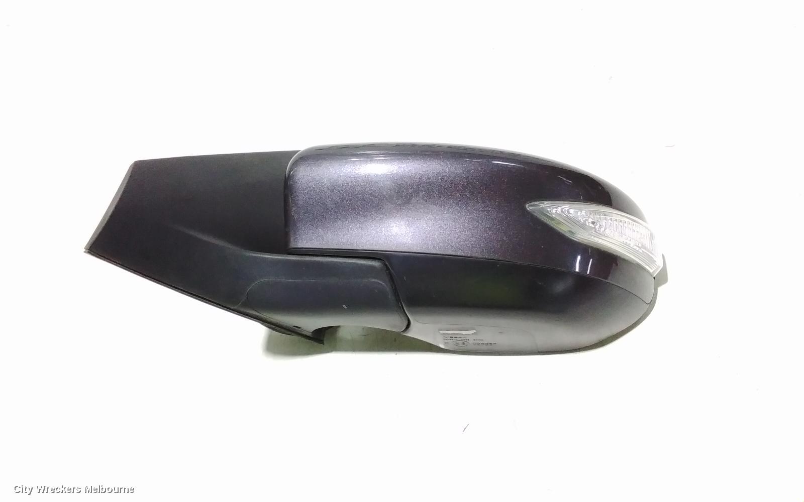 NISSAN PULSAR LEFT DOOR MIRROR, B17, SEDAN, MANUAL FOLD TYPE, 12/2012 - 12/2017