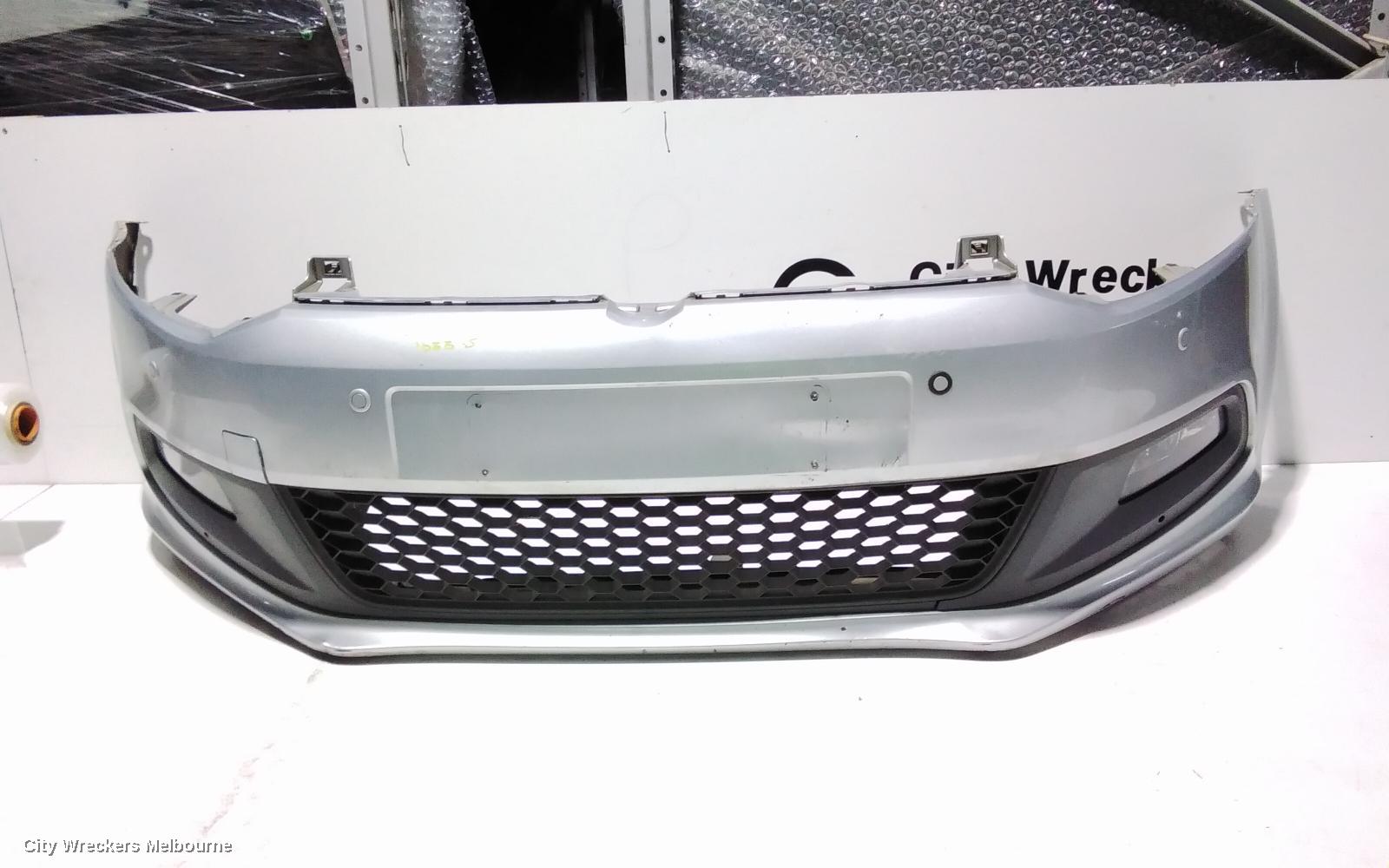 VOLKSWAGEN POLO FRONT BUMPER, 6R, GTI, NON H/LAMP WASHERS TYPE, 05/2010 - 05/2014